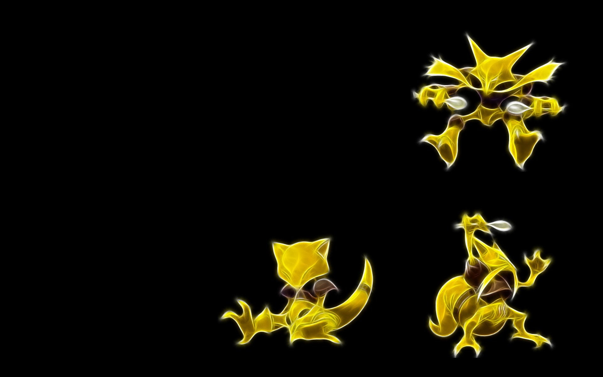 cut out, flower, beauty in nature, flowering plant, no people, copy space, plant, Kadabra (Pokémon), studio shot, fragility, pokemon, night, HD Wallpaper