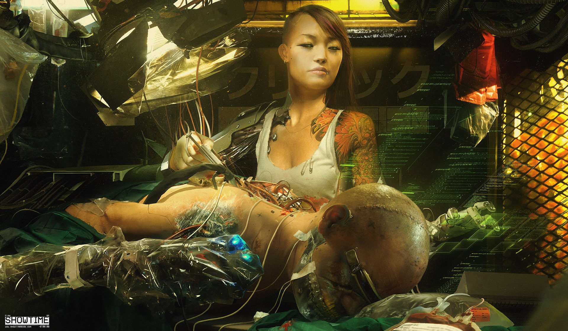 three quarter length, retail display, beauty, choice, one person, females, teenager, clothing, women, beautiful woman, young women, adult, cyberpunk, indoors, HD Wallpaper