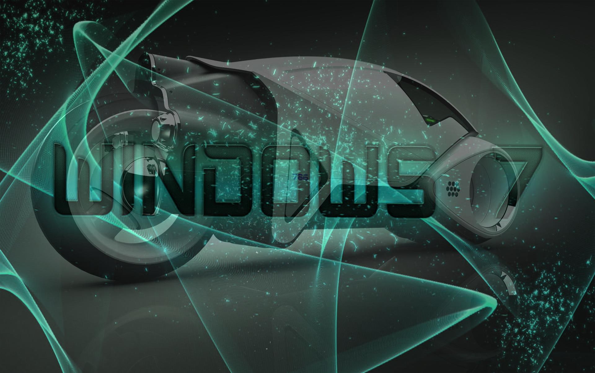 cars, 3d and abstract, era, motorcycles, tron, 1080P, aliens, windows 7, space, windows, HD Wallpaper