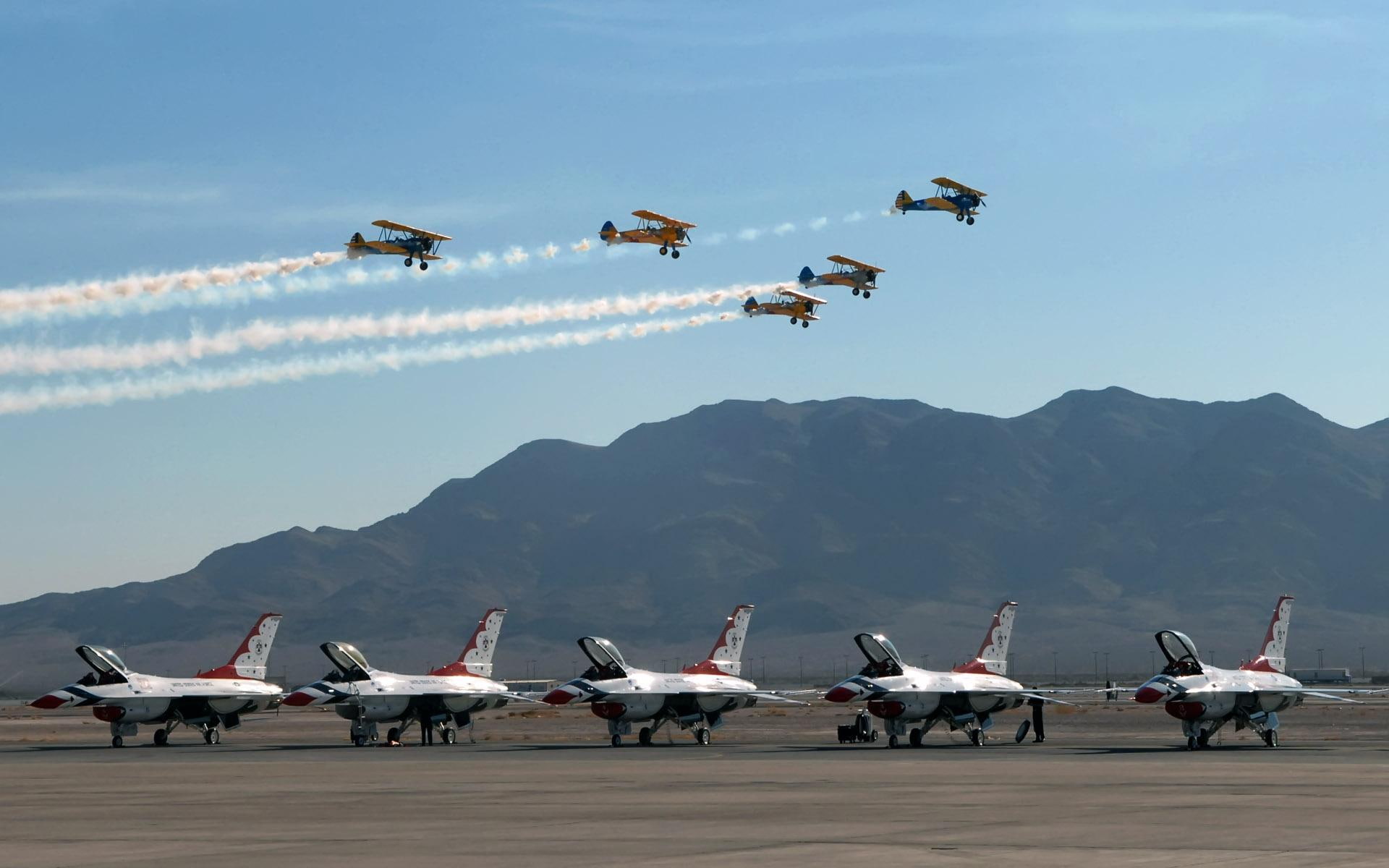 1080P, world, aircraft, war, planes, perform, era, HD Wallpaper