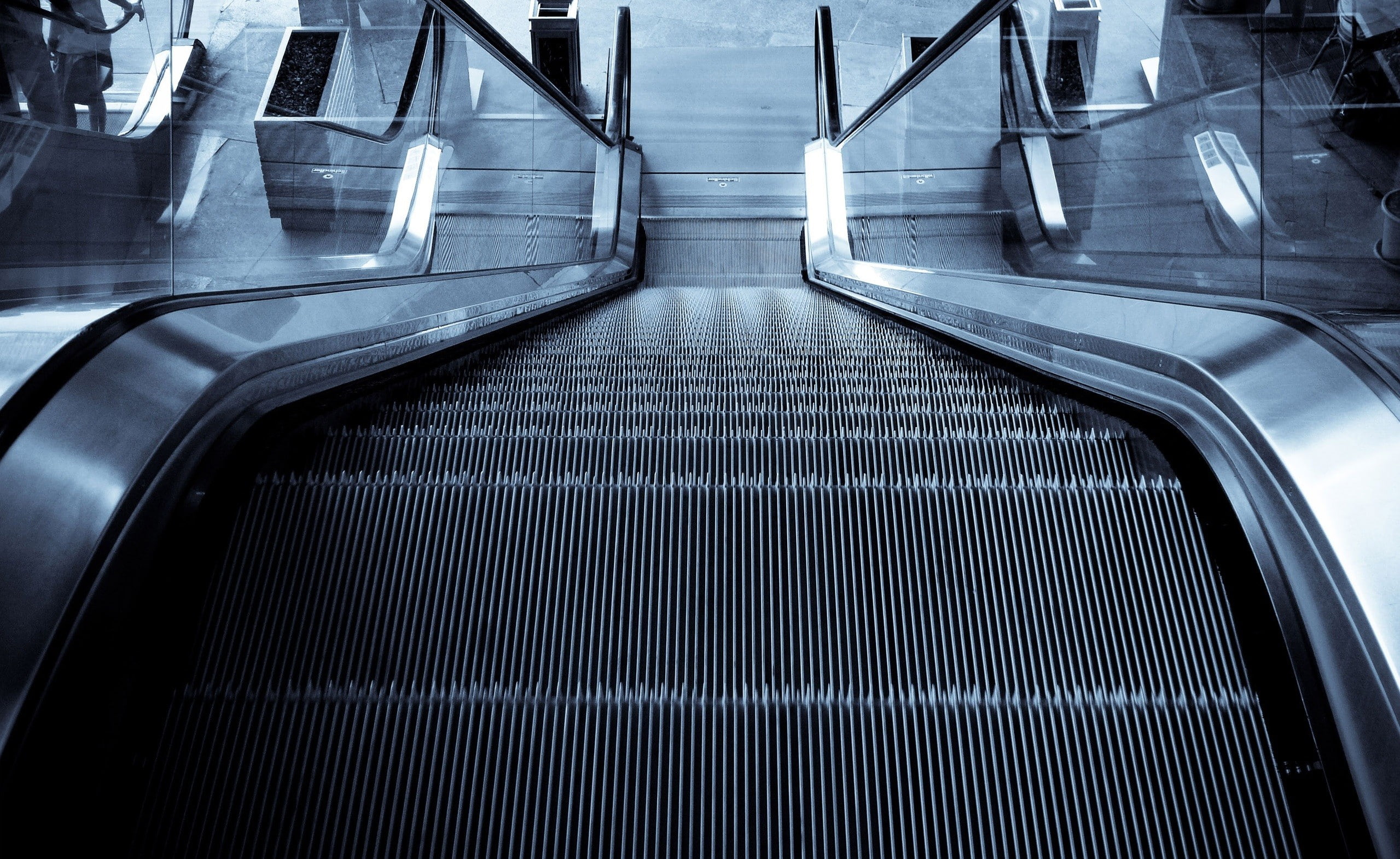 urban, 1080P, escalator, city, photography, HD Wallpaper