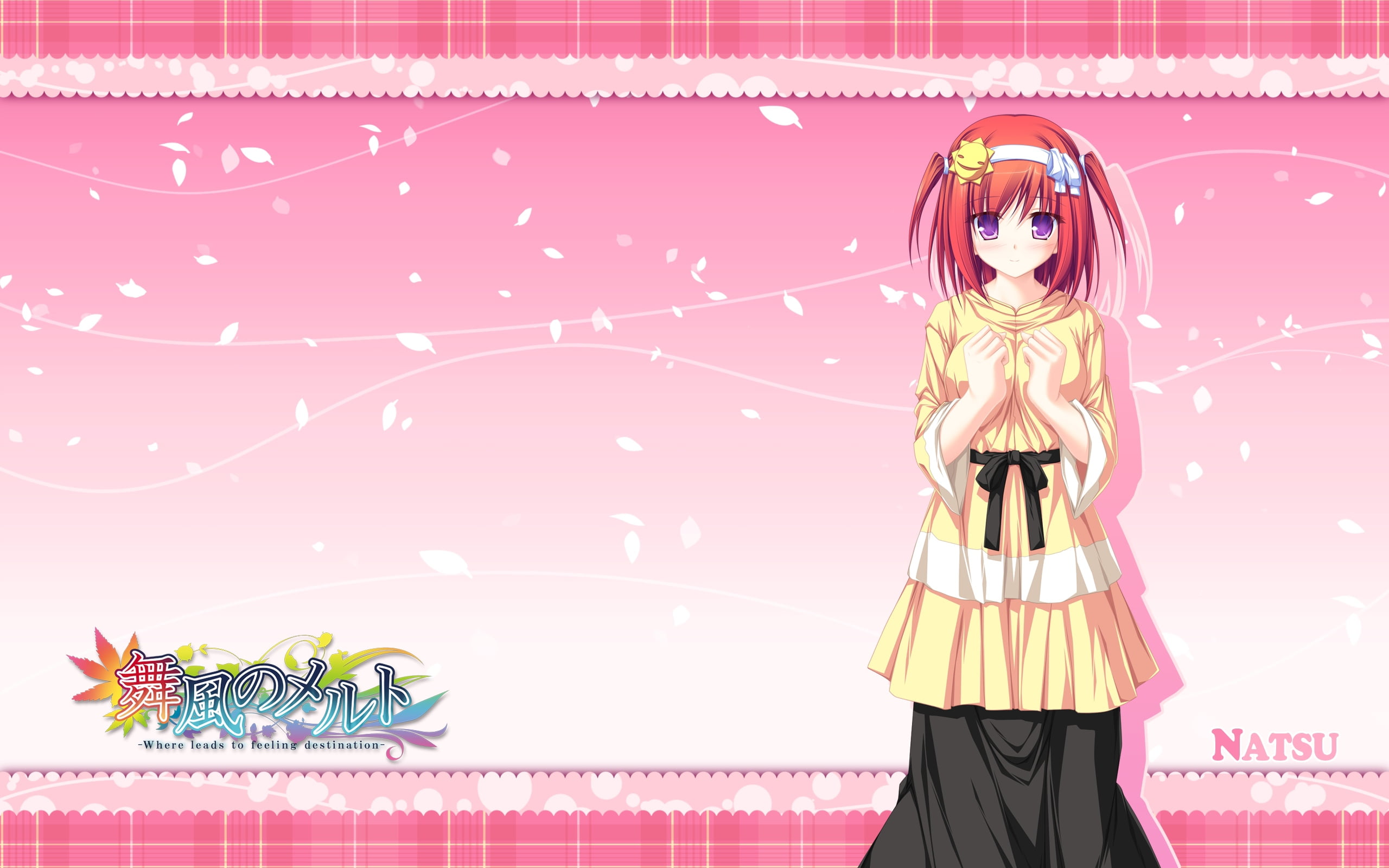 hairstyle, people, happiness, pink Color, females, standing, clothing, one Person, beautiful woman, vector, mural, backgrounds, mikagami mamizu, beauty, HD Wallpaper