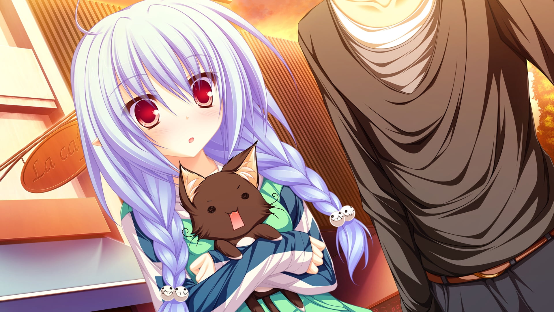 illustration, hair, toy, braids, ears, image, melis, space, night, animal, backgrounds, indoors, mikagami mamizu, day, 1080P, multi colored, craft, real people, HD Wallpaper