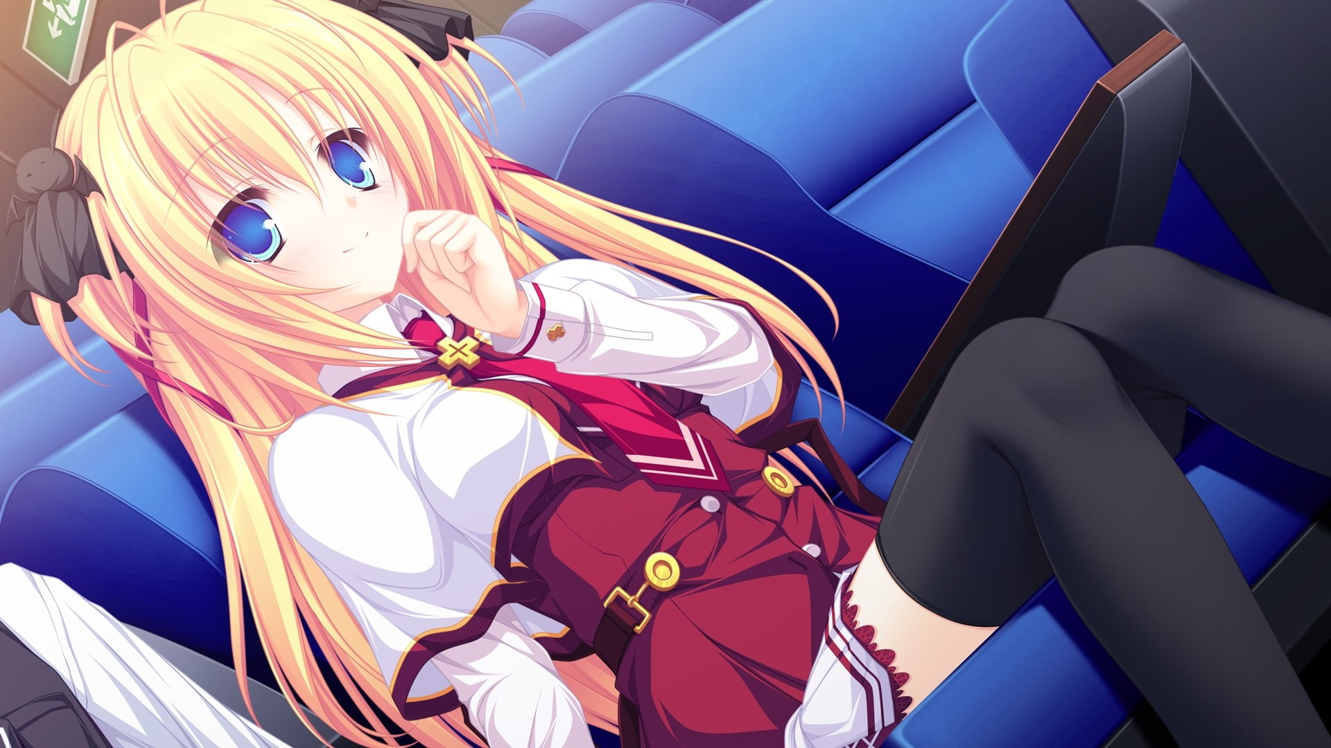 arts culture and entertainment, blue, tilt, Cute, 1080P, multi colored, close-up, Socks, Sylvia luna infinitus, Lunaris filia, Blond, amusement park, pattern, HD Wallpaper