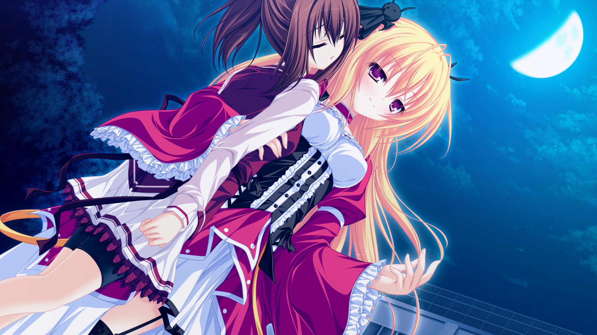 infinitus, sylvia, filia, mikagami, whirlpool, lunaris, mamizu, 1080P, game, luna, HD Wallpaper