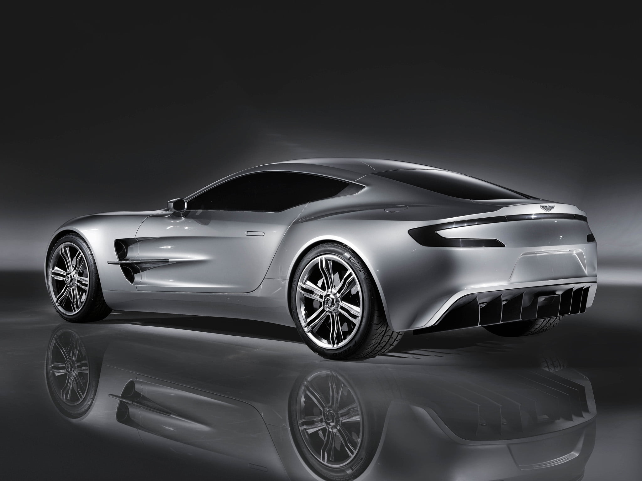 1080P, db, metal, transportation, 2008, concept car, mode of Transport, black background, smooth, aston martin, land Vehicle, clean, style, elegance, chrome, HD Wallpaper