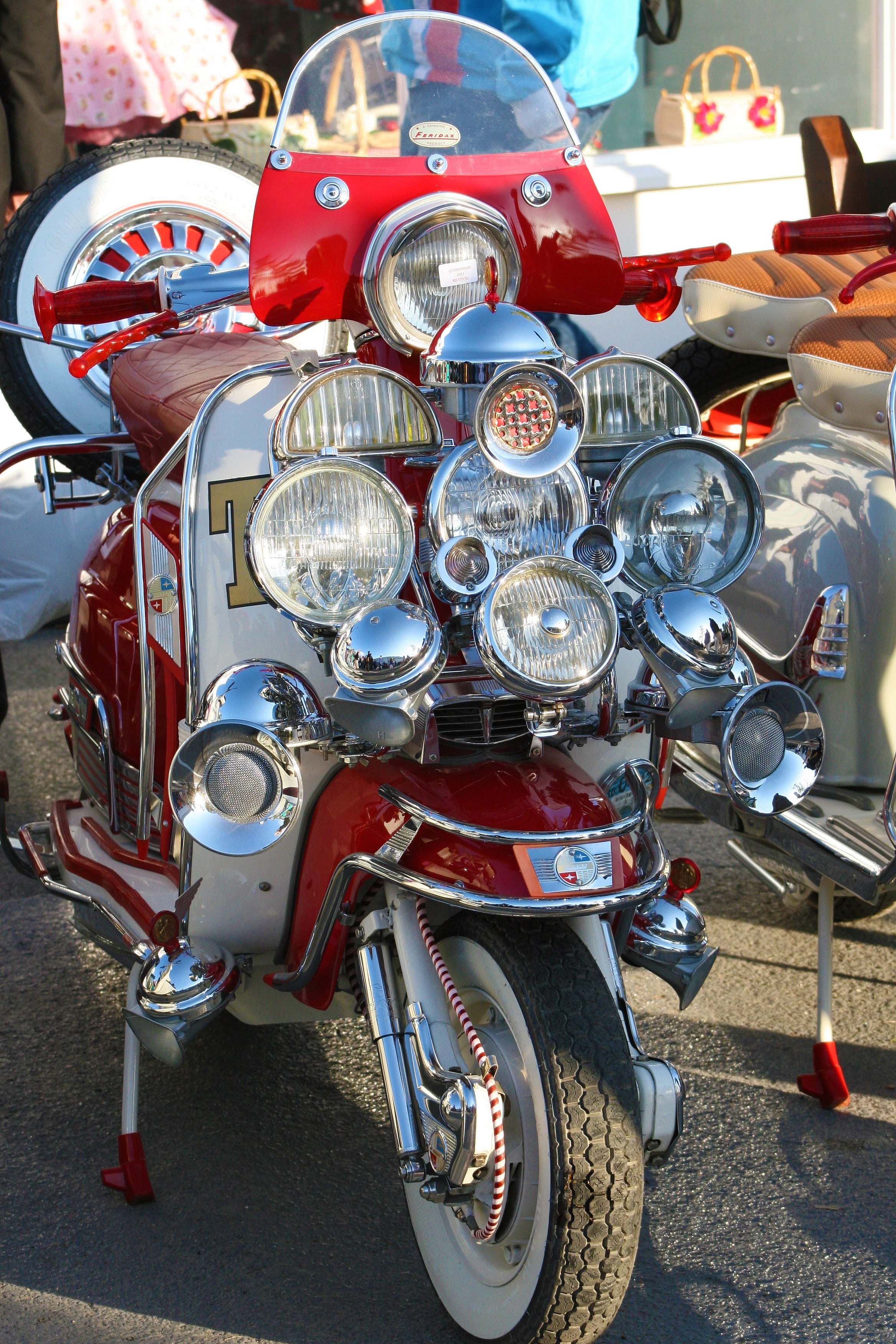 mode of transportation, music, summer, vehicle, style, vespa, transport, chrome, motor, day, lambretta, stationary, 60s 1960s youth culture, sunlight, headlight, Phone HD Wallpaper