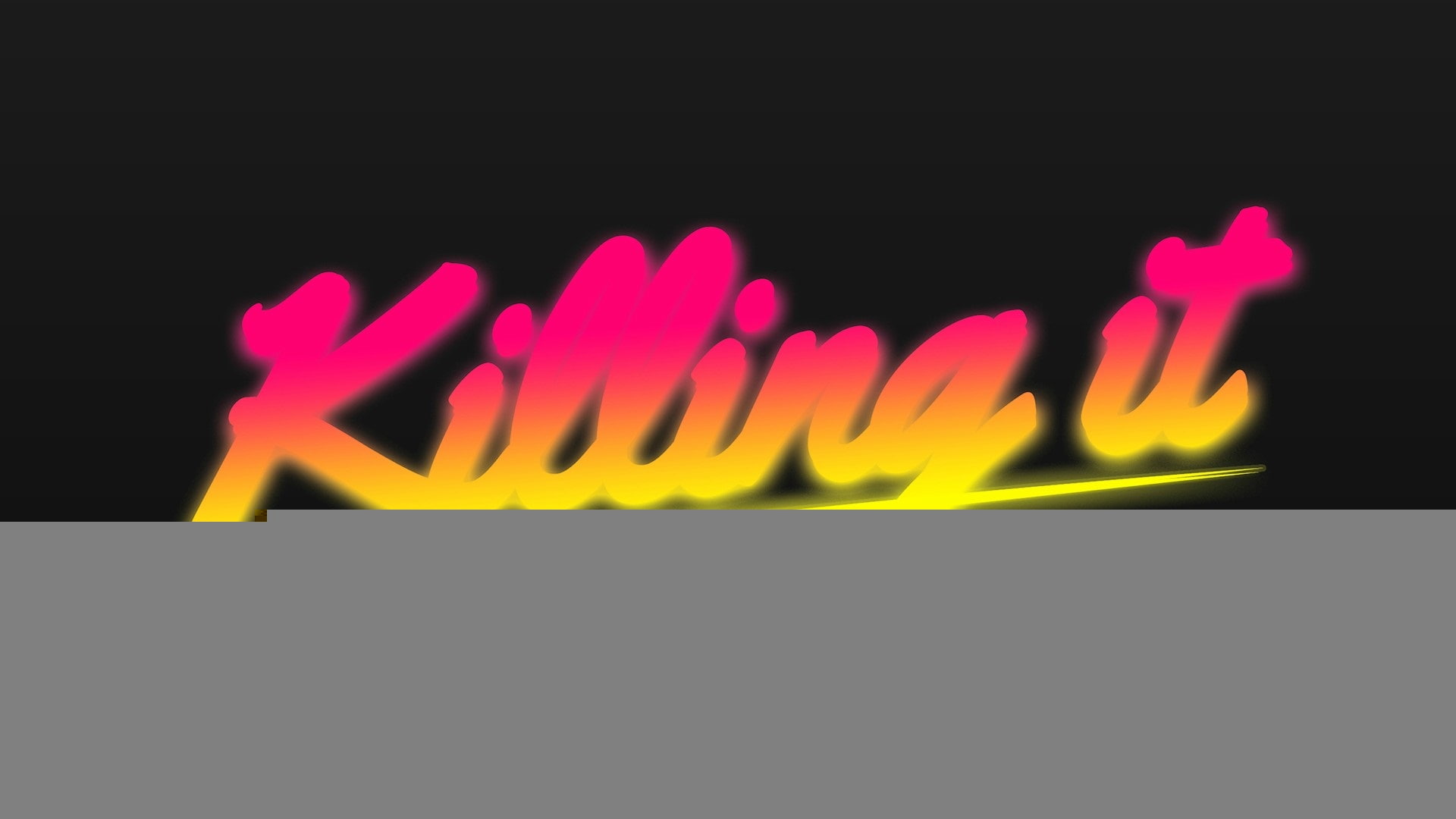 neon, illuminated, airbrushed, neon colored, yellow, copy space, pink color, typography, red, no people, studio shot, black background, 1980s, abstract, HD Wallpaper