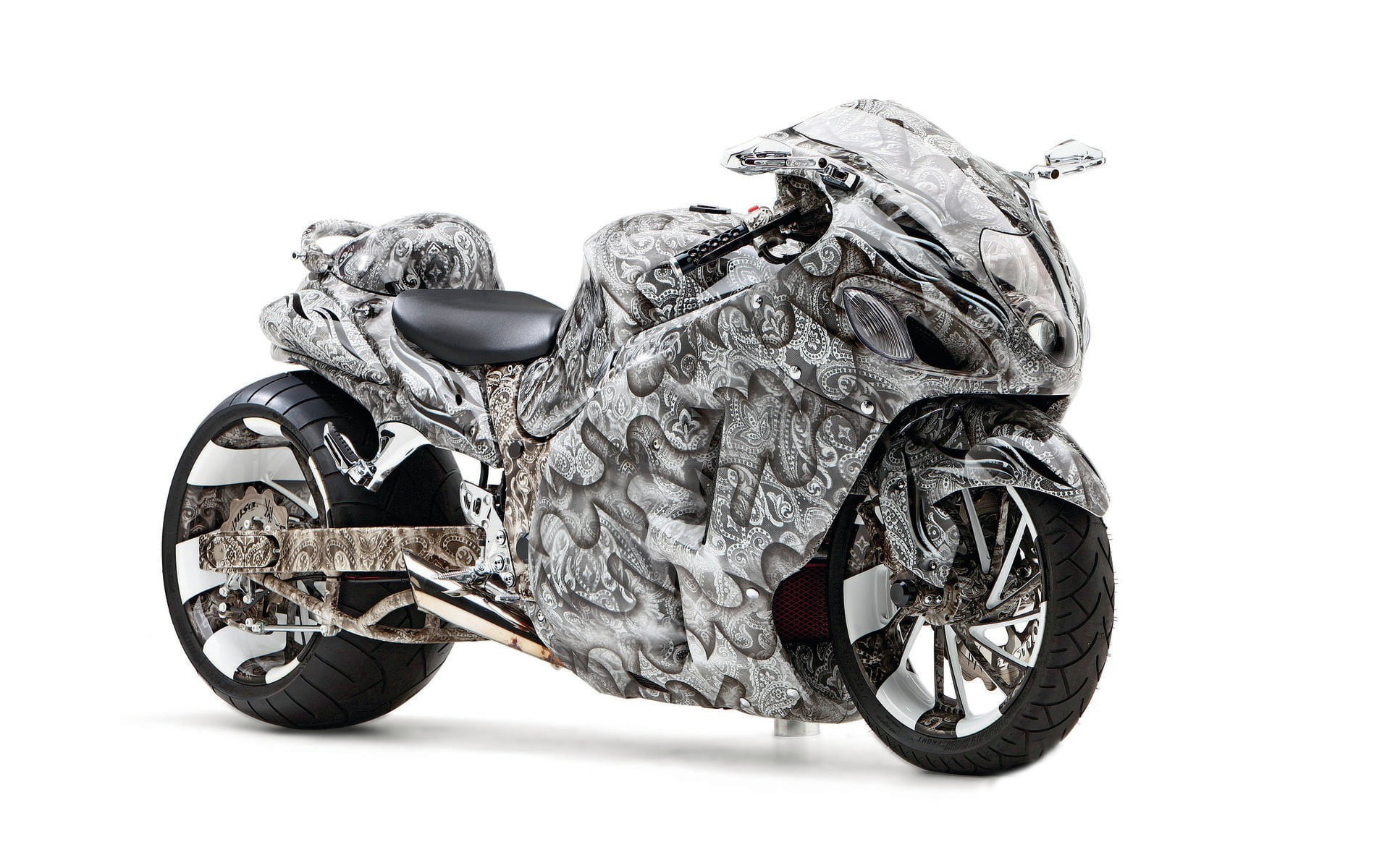 mode of transportation, studio shot, tire, isolated, land Vehicle, motorcycle, silver colored, metal, PATTERNS, animal, sport, mode of Transport, shiny, HD Wallpaper