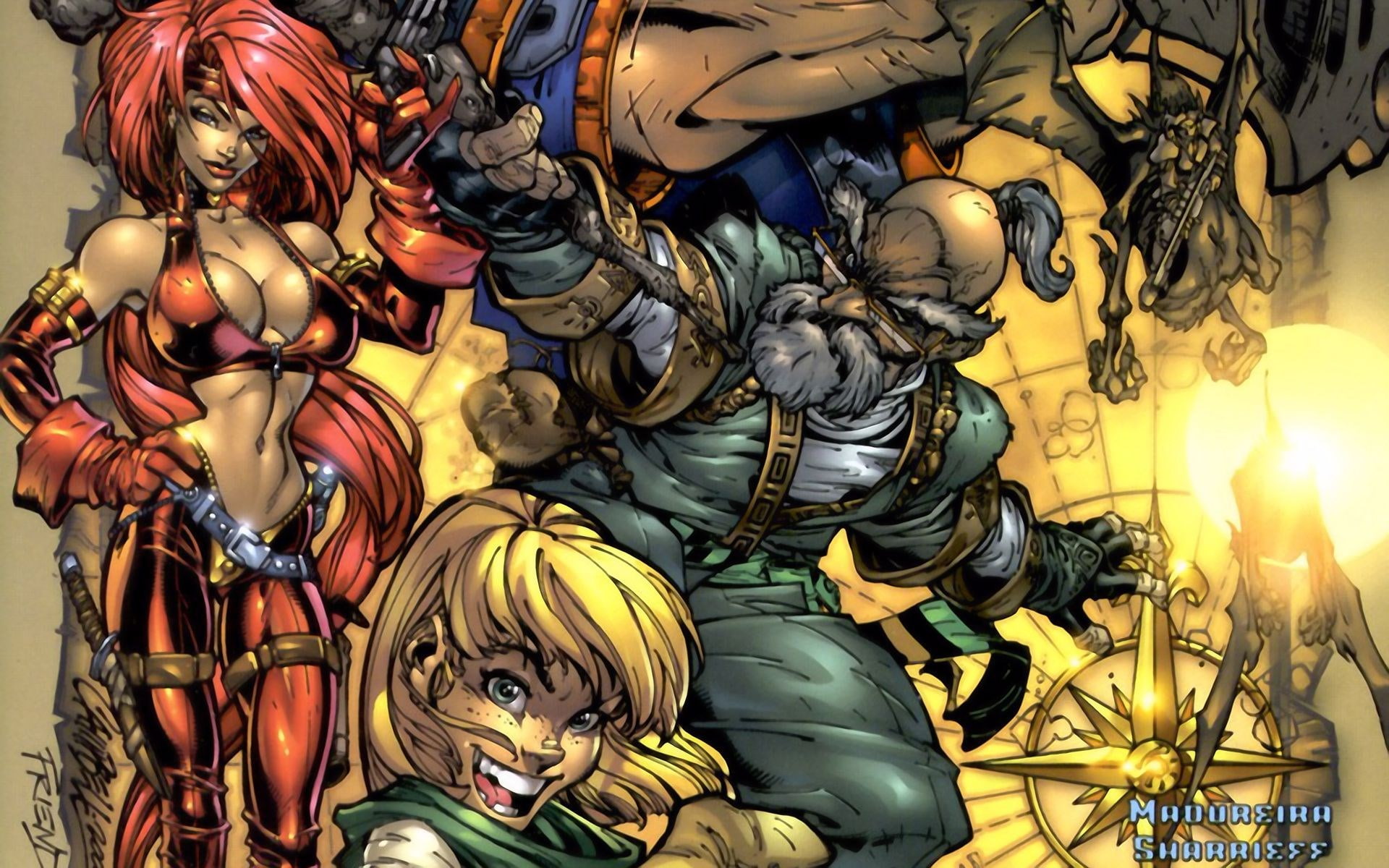 1080P, battle chasers, HD Wallpaper