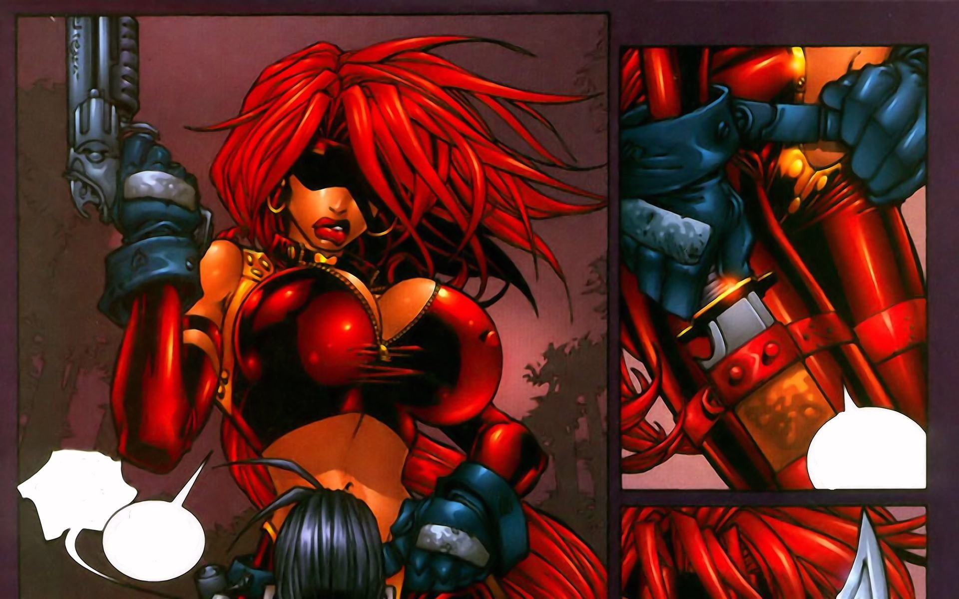 1080P, Battle Chasers, Comics, Red Monika, HD Wallpaper