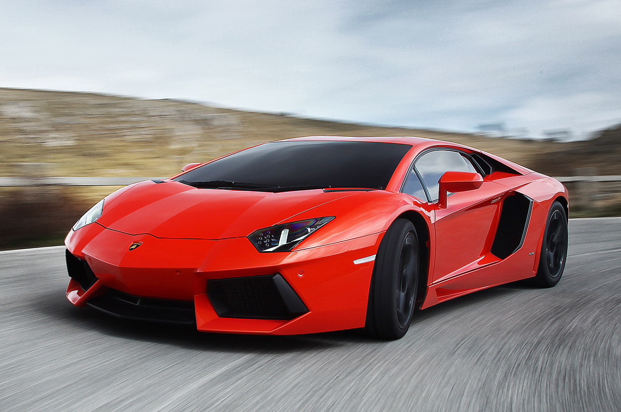 aventador, lamborghini, 720P, lamborghini aventador, running, sport, car, red, sport car, HD Wallpaper