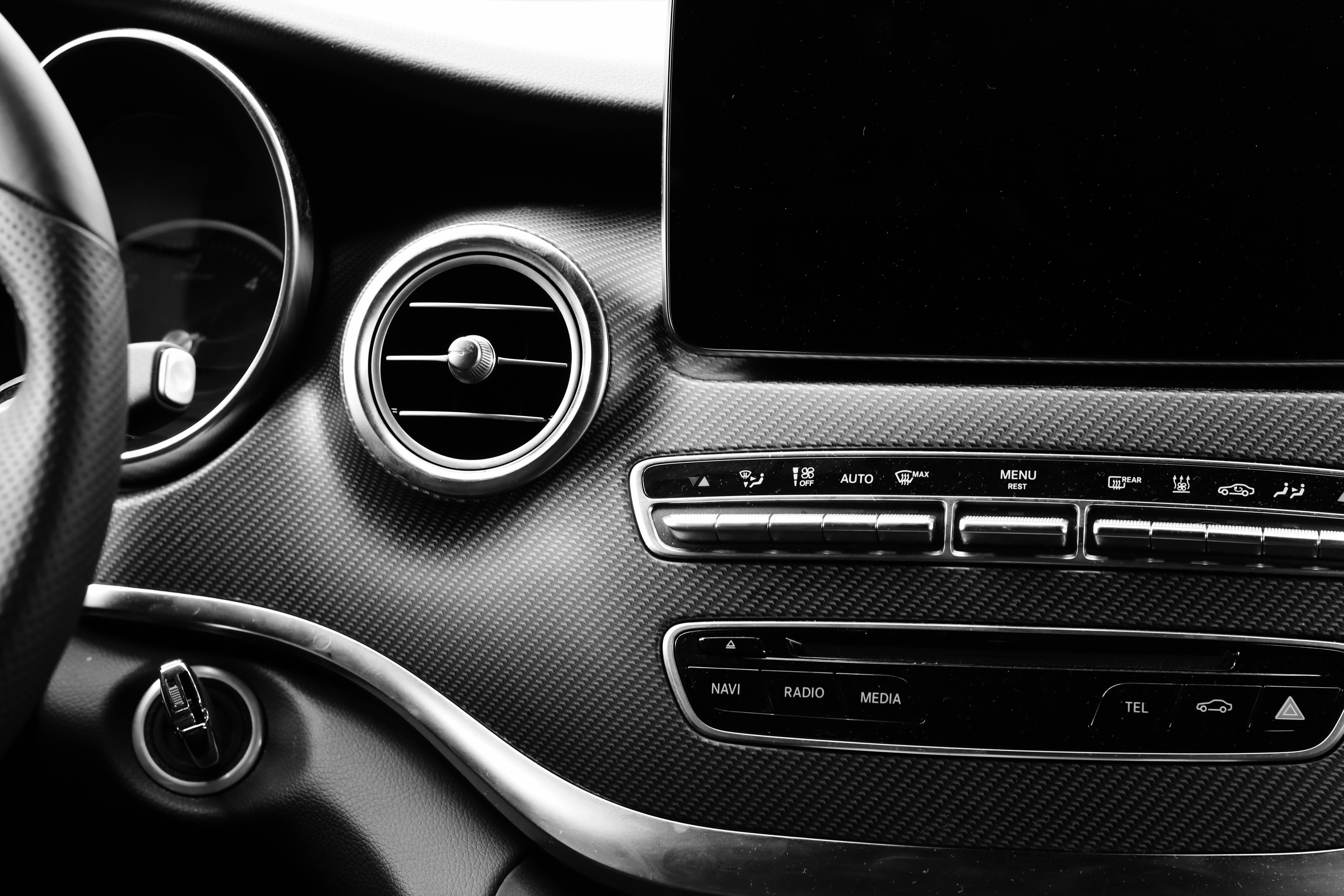 mercedes benz, transportation, mood, no people, dream car, car, motor vehicle, car interior, 5K, mode of transportation, communication, portable information device, HD Wallpaper