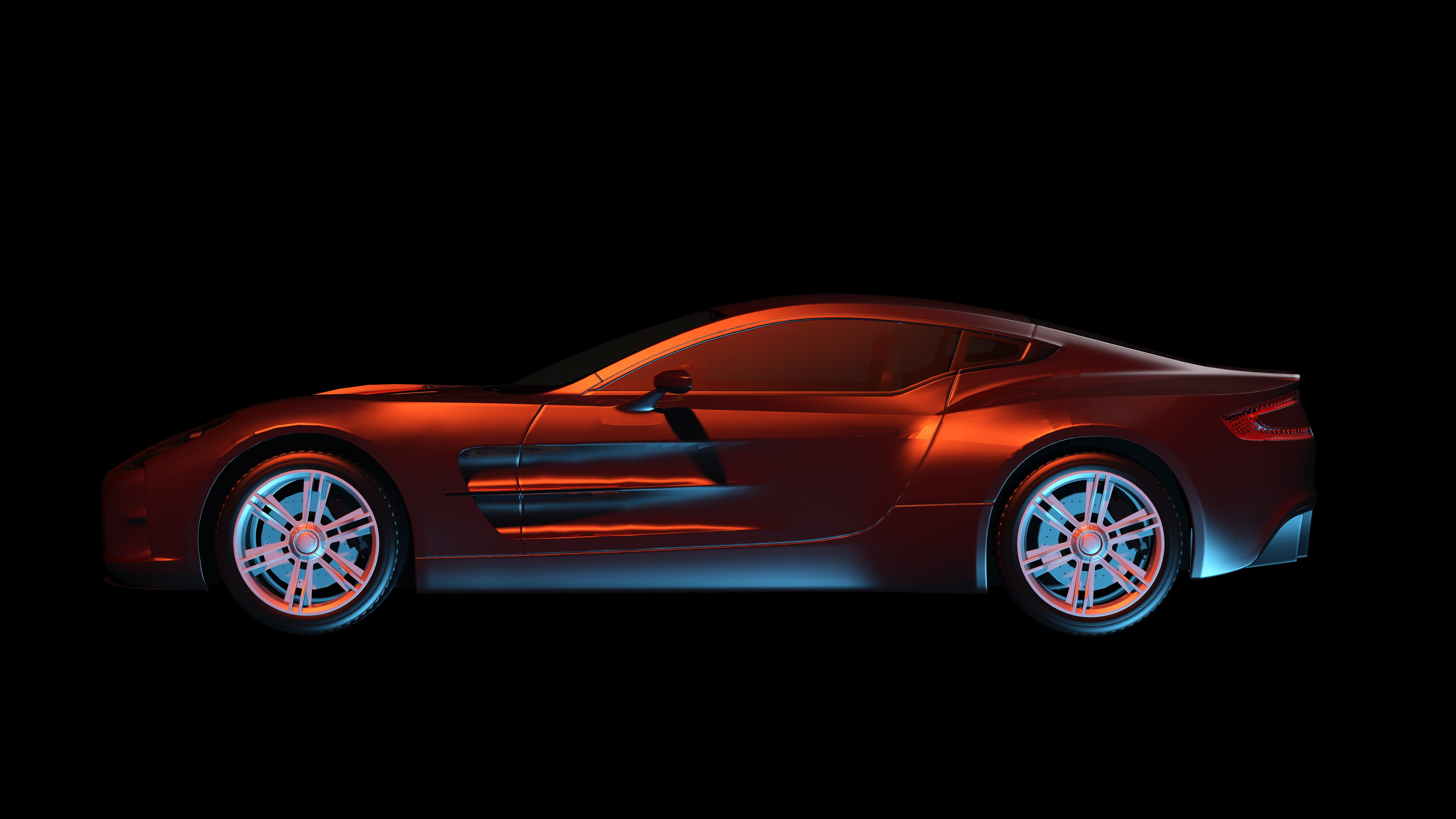 aston, luxury, passengers cars, automotive, sporty, silver colored, auto racing, mood, dynamics, martin, 5K, black background, design, new, land Vehicle, HD Wallpaper