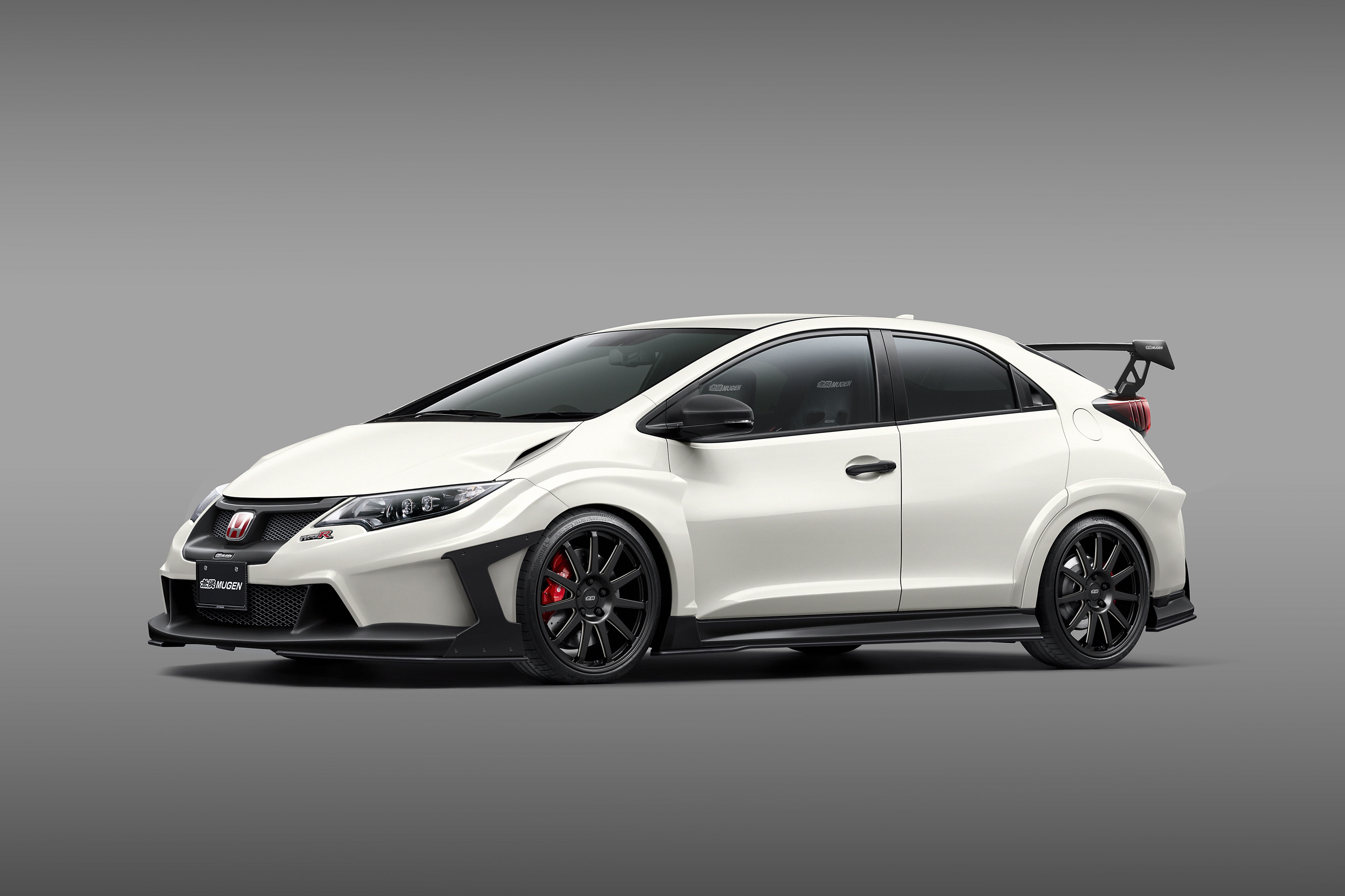 Honda, civici, 4K, Type R, white, Civic, Mugen, HD Wallpaper