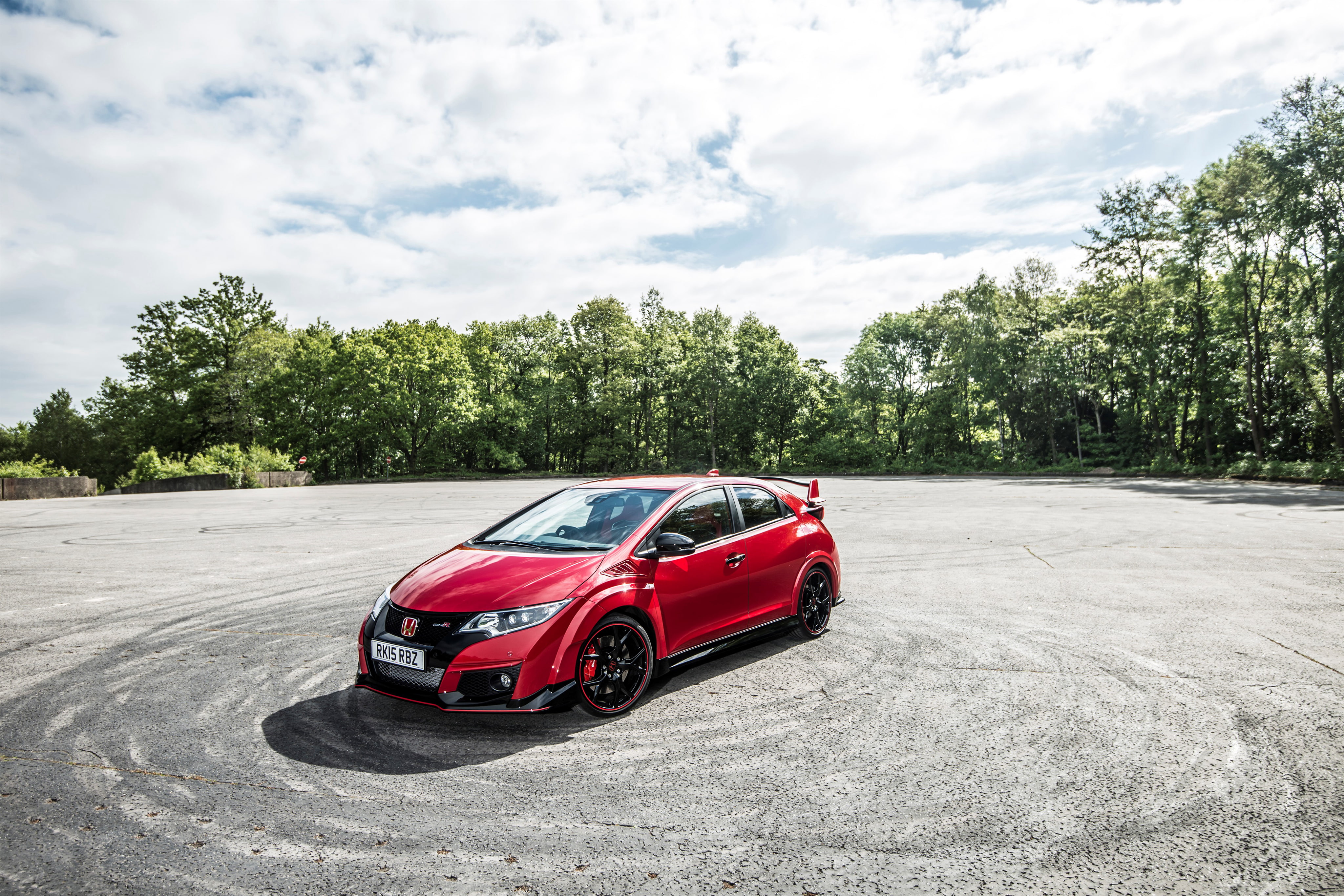 4K, Type R, 2015, civici, Honda, Civic, UK-spec, HD Wallpaper