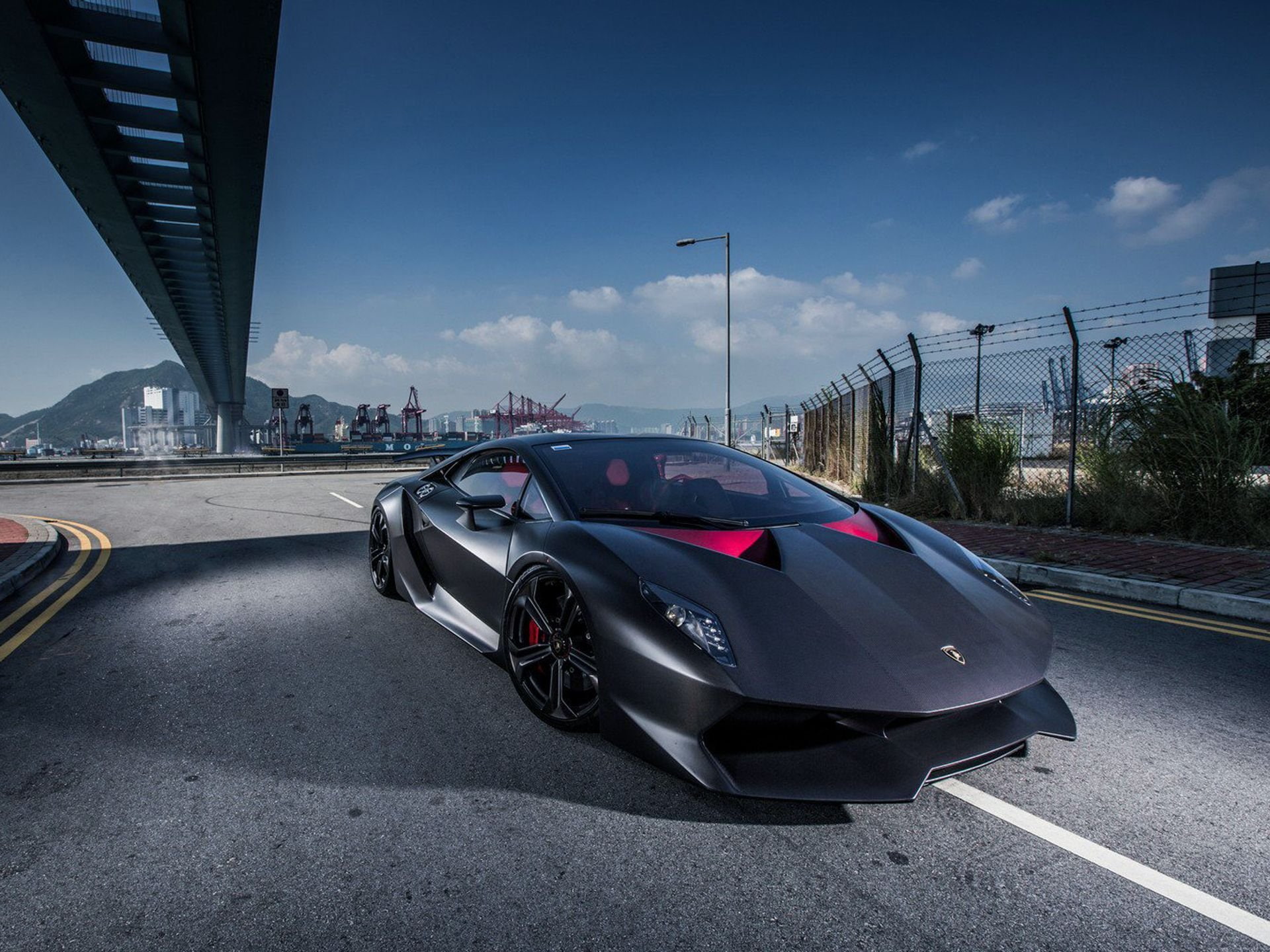 automobile, cars, vehicles, nero, matte, black, colored, sesto, supercars, lamborghini, noir, 1080P, elemento, HD Wallpaper