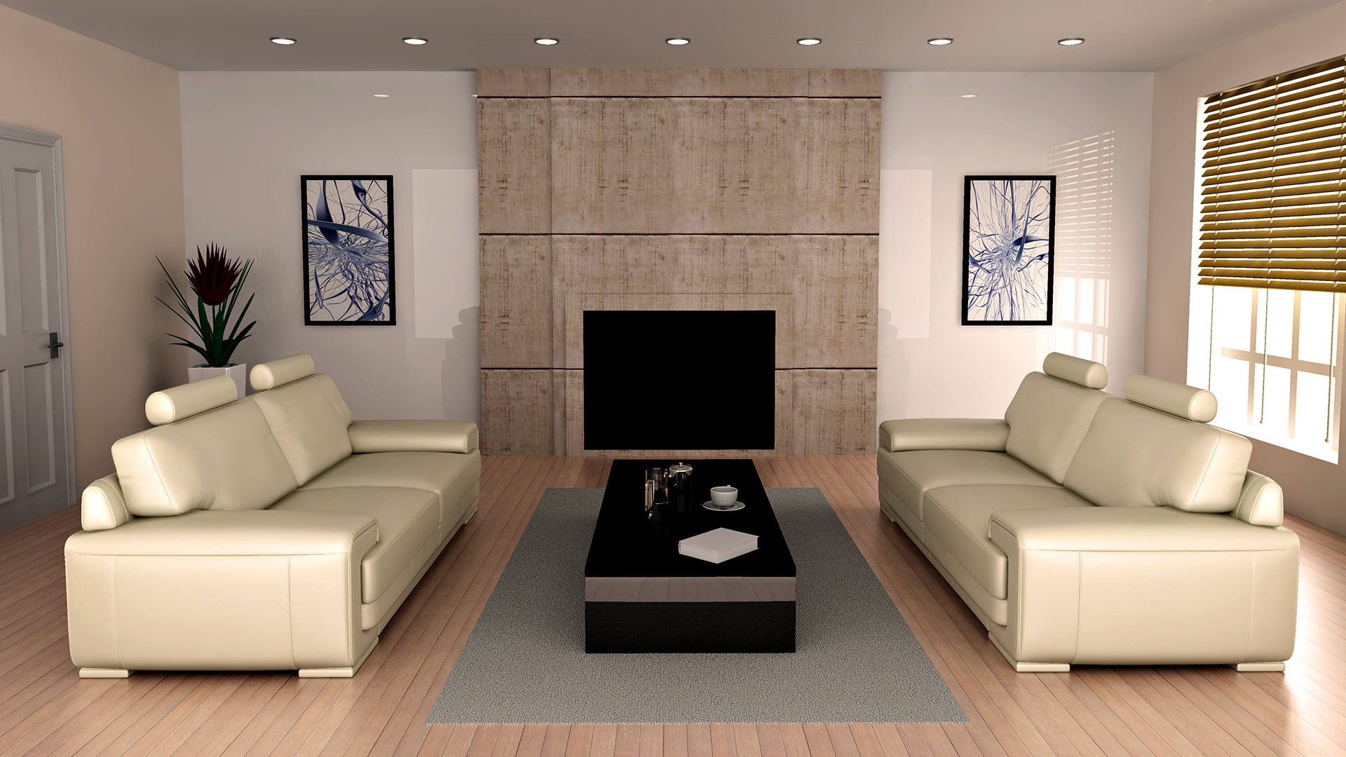 wood, wall - Building Feature, architecture, 1080P, living Room, lighting equipment, domestic Room, flooring, hardwood floor, paintings, lifestyles, cozy, HD Wallpaper