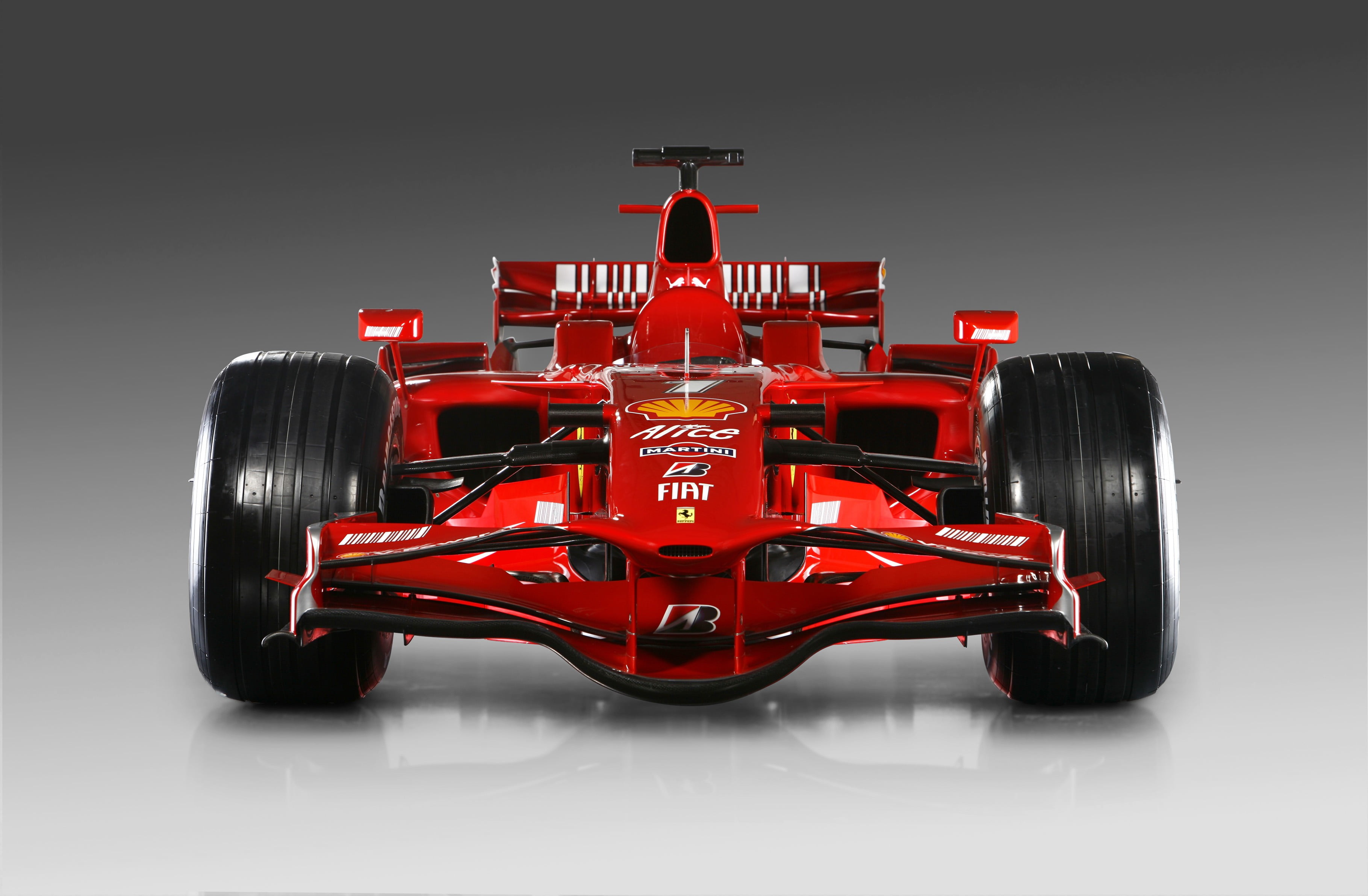 red, transportation, sport, no people, go, racecar, indoors, gray background, single object, 2K, helmet, motorsport, wheel, kart, auto racing, mode of transportation, HD Wallpaper