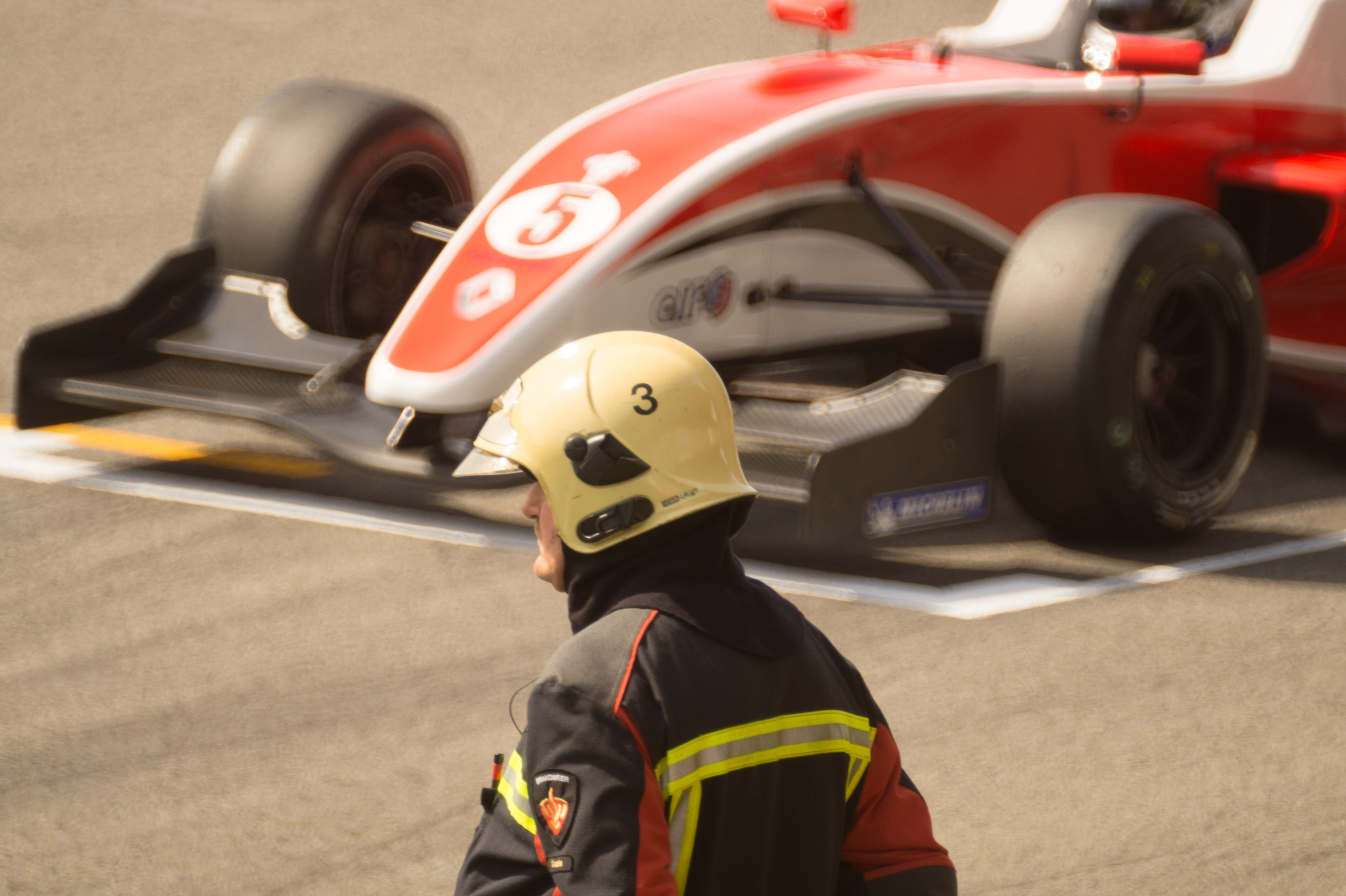 clothing, helmet, real people, one person, land vehicle, outdoors, champion, security, f1, track, accidents and disasters, fast, front, speed, men, transportation, HD Wallpaper