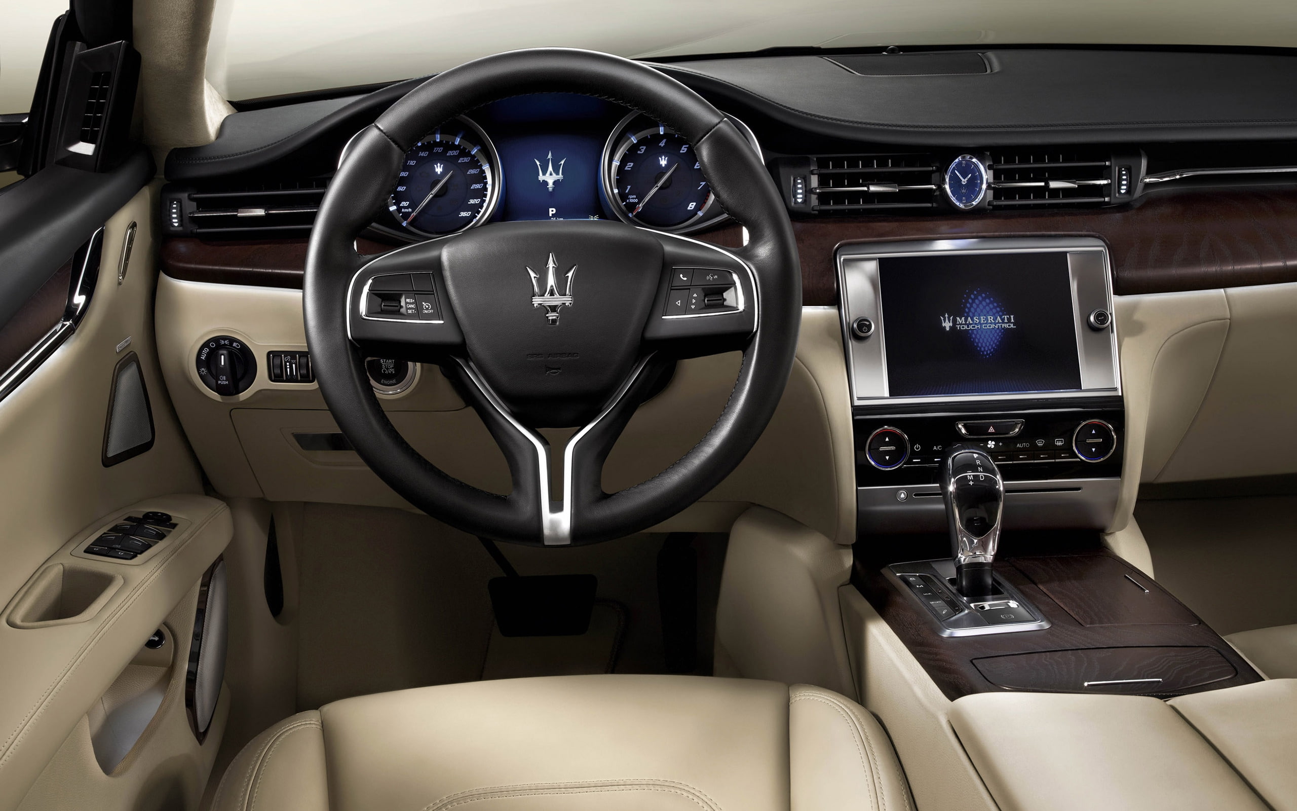 interior, 2K, maserati, quattroporte, Maserati Quattroporte, HD Wallpaper