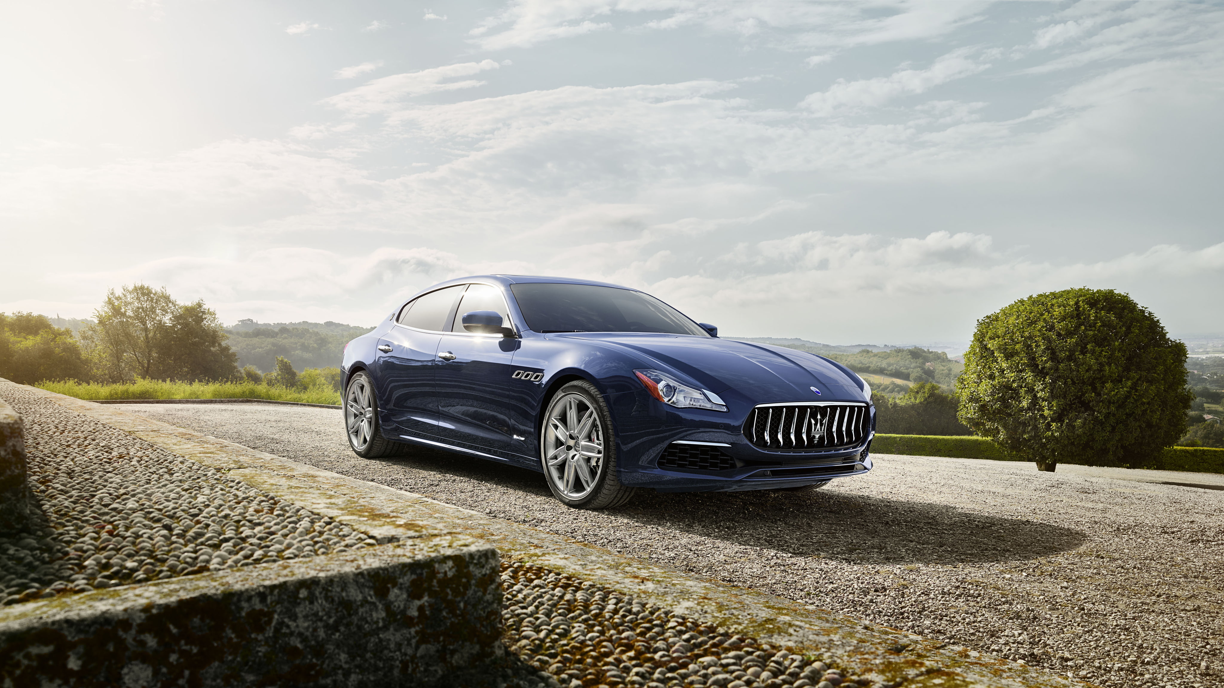 4K, maserati, gts, quattroporte, granlusso, 2016, HD Wallpaper