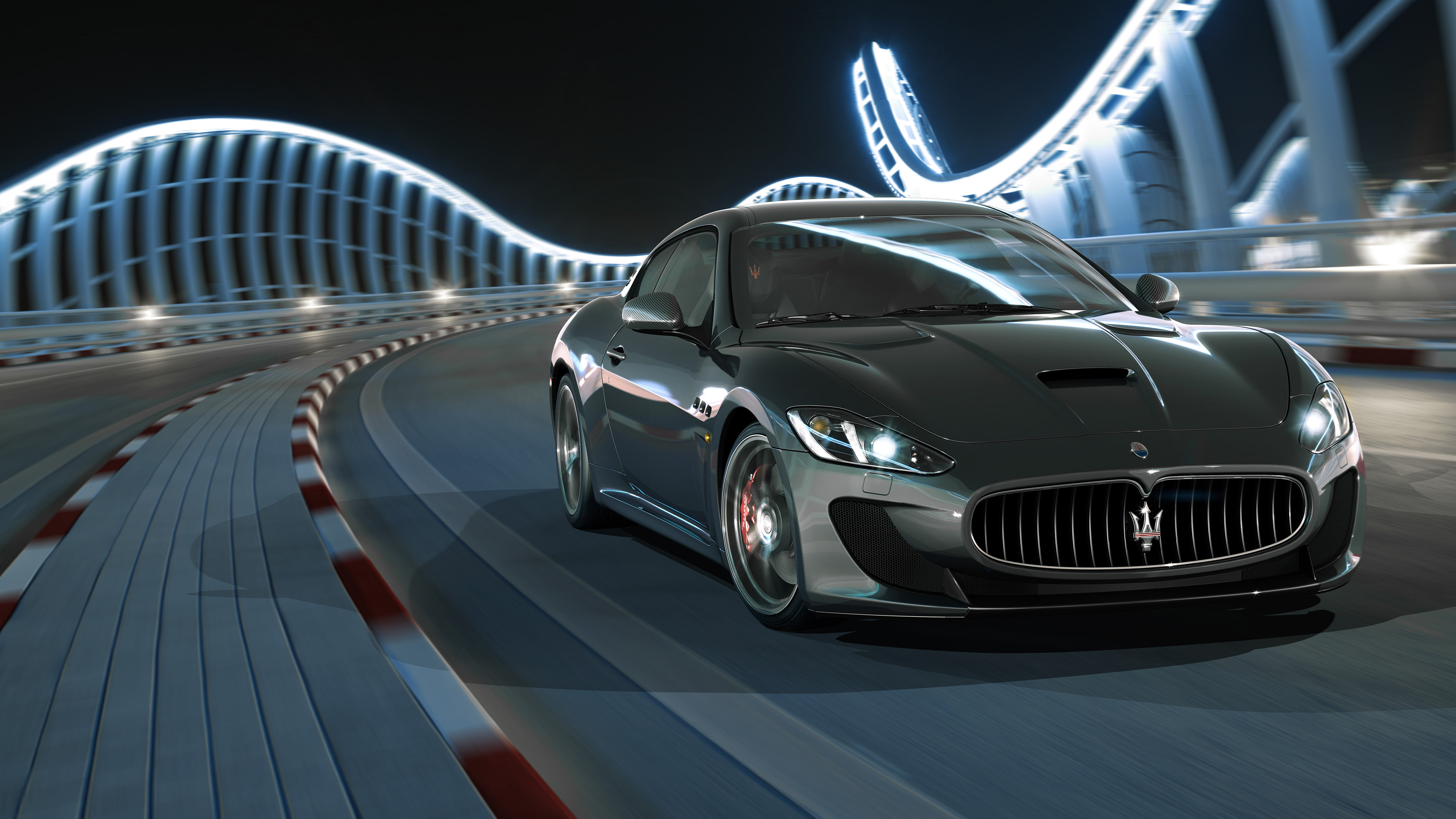 2017, 4K, Maserati GranTurismo, 4K, HD Wallpaper