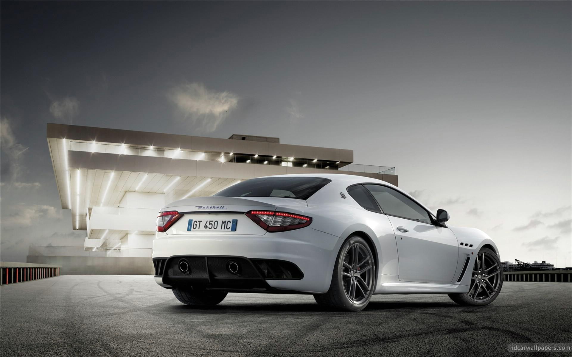 cars, white, maserati, sports, mc, granturismo, stradale, 1080P, coupe, HD Wallpaper