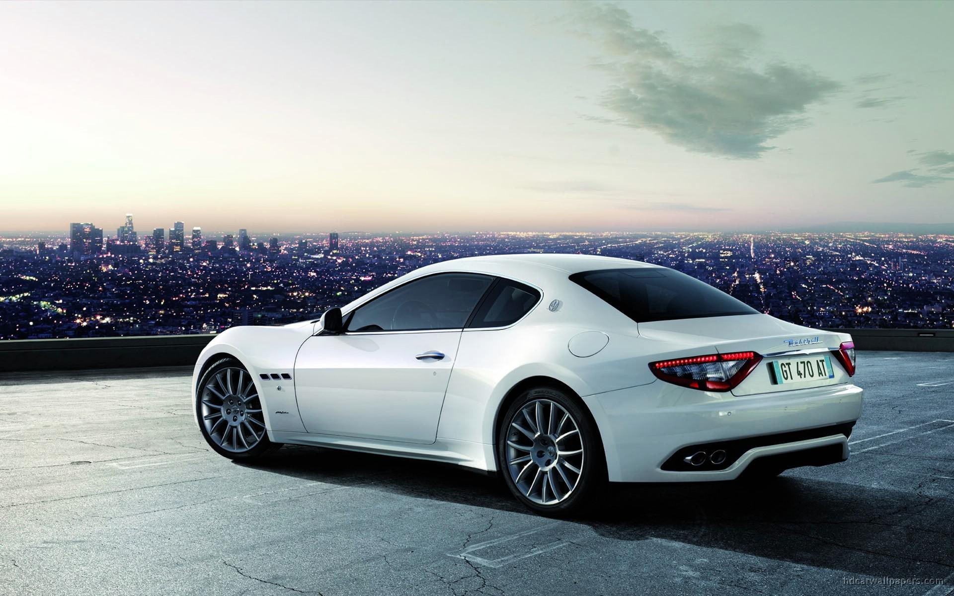 granturismo, s, maserati, coupe, 1080P, white, 2010, automatic, cars, HD Wallpaper