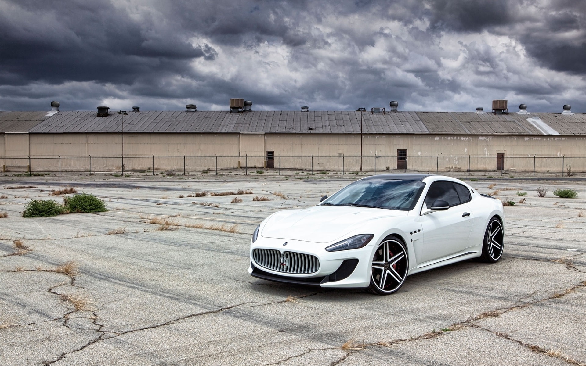 White, Clouds, 1080P, GranTurismo, Maserati, Supercar, HD Wallpaper