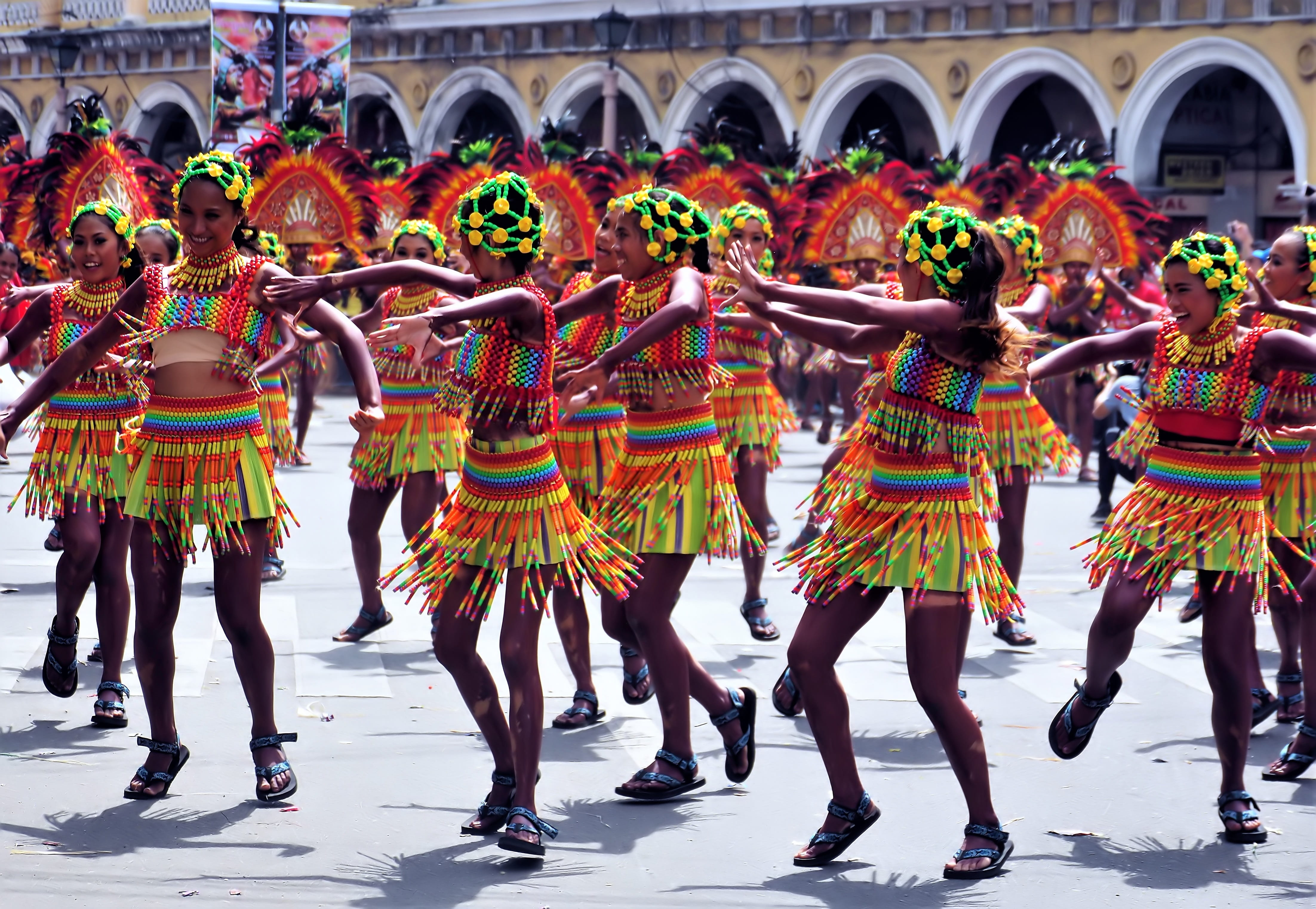 parade, celebration, festival, public, tourist, 4K, group of people, destination, city, dancing, leisure activity, performance, street, real people, multi colored, HD Wallpaper