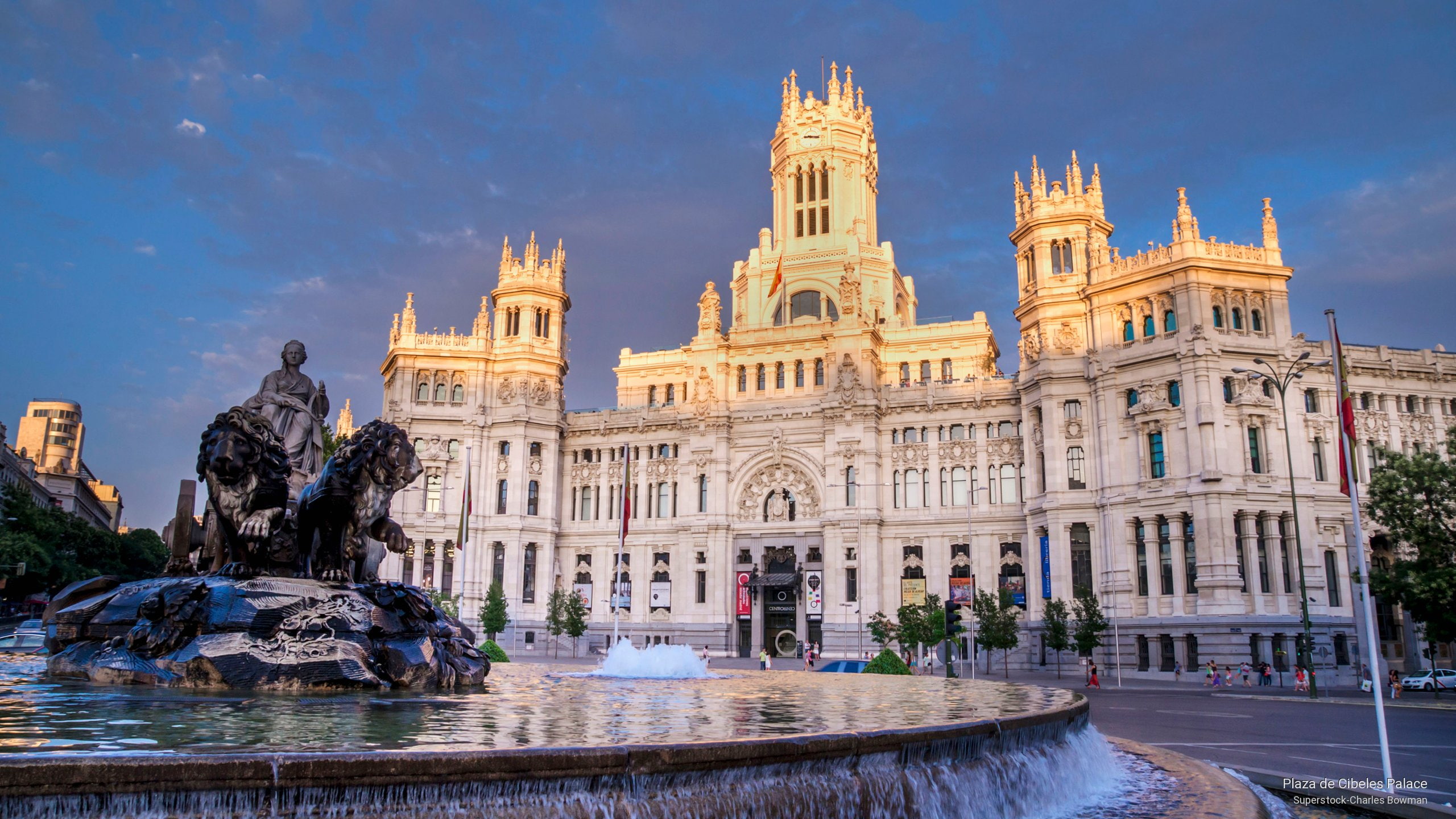 palace, de, plaza, cibeles, 2K, Architecture, HD Wallpaper
