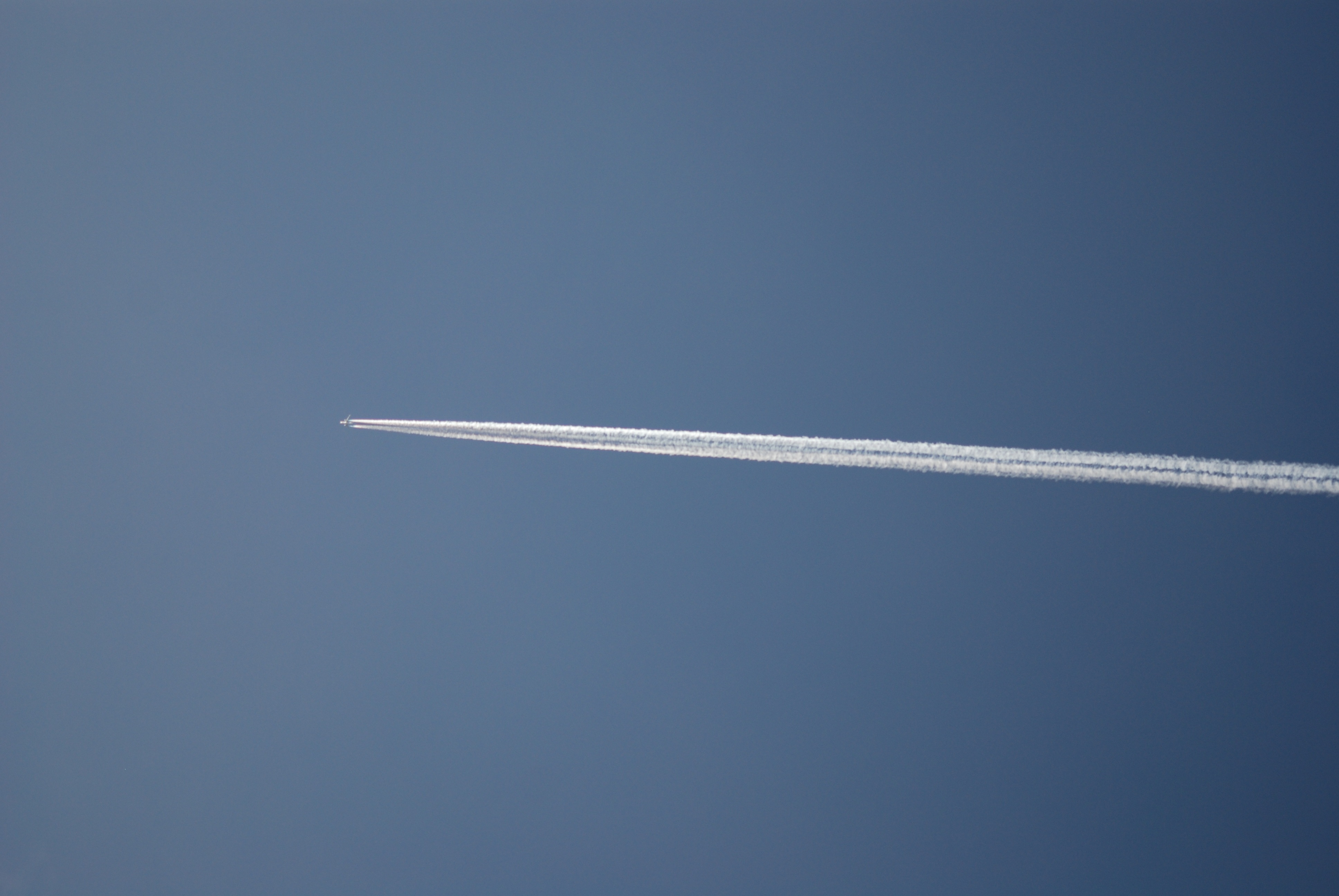 air pollution, blue, transportation, pollution, copy space, mode of transportation, airplane, travel, cloud - sky, day, vapor trail, flying, smoke - physical structure, HD Wallpaper