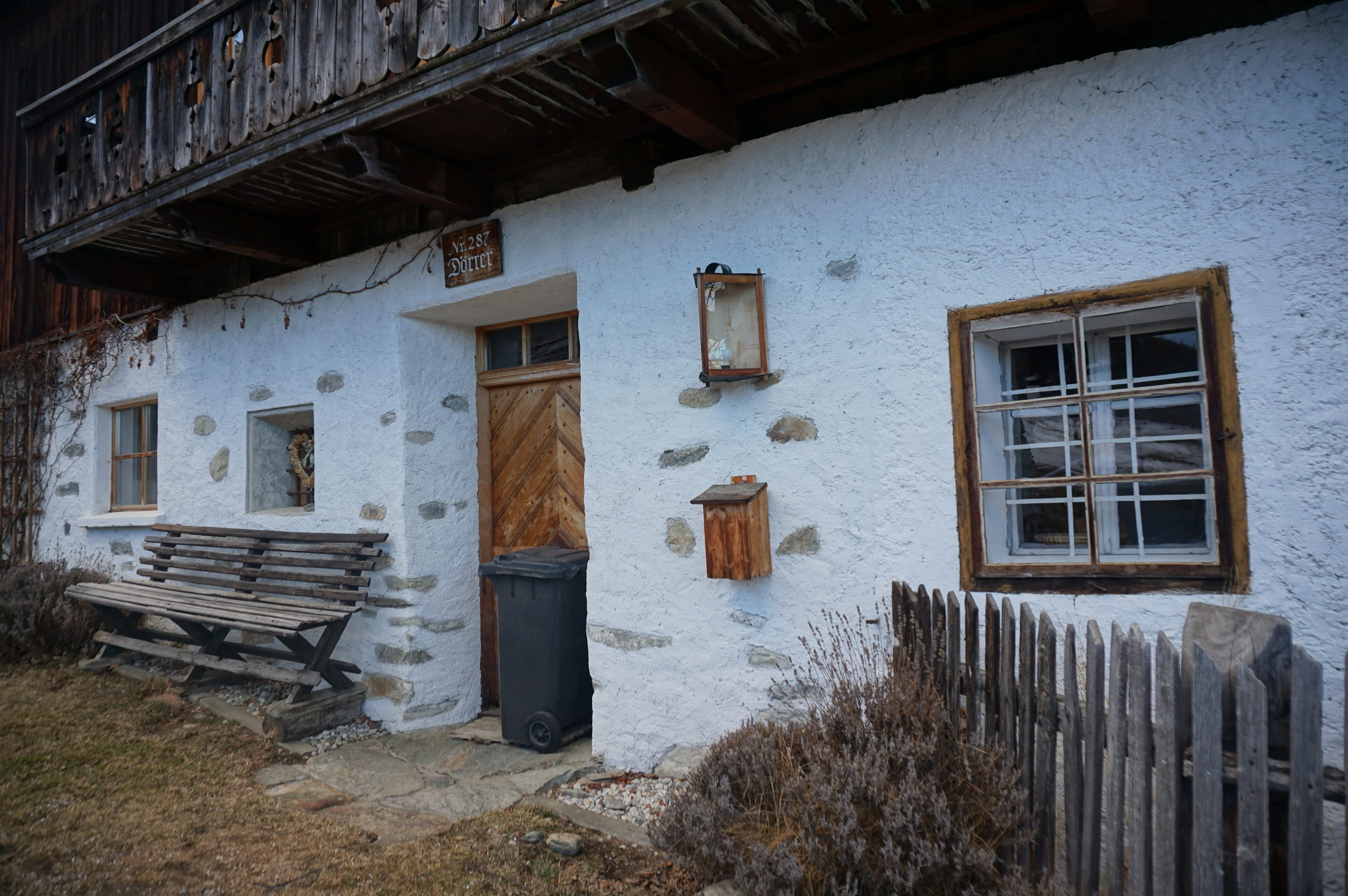 2K, building, railing, built structure, abandoned, no people, agriculture, farm, building exterior, winter, day, door, backyard, architecture, nature, HD Wallpaper