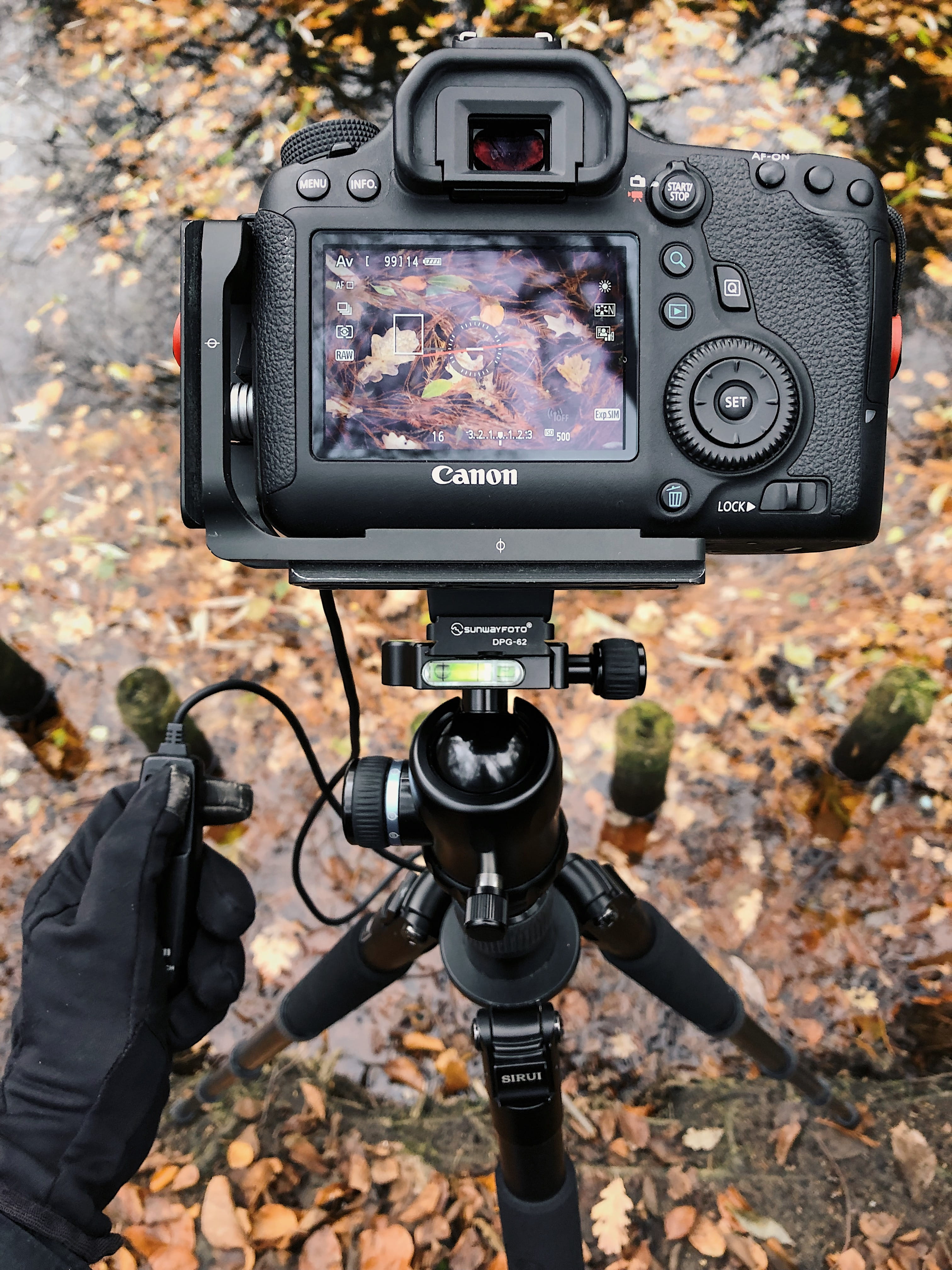 no people, photography, television set, close-up, großer weg, autumn, photographic equipment, outdoors, screen, digital viewfinder, rubble, stand, 4K, Phone HD Wallpaper