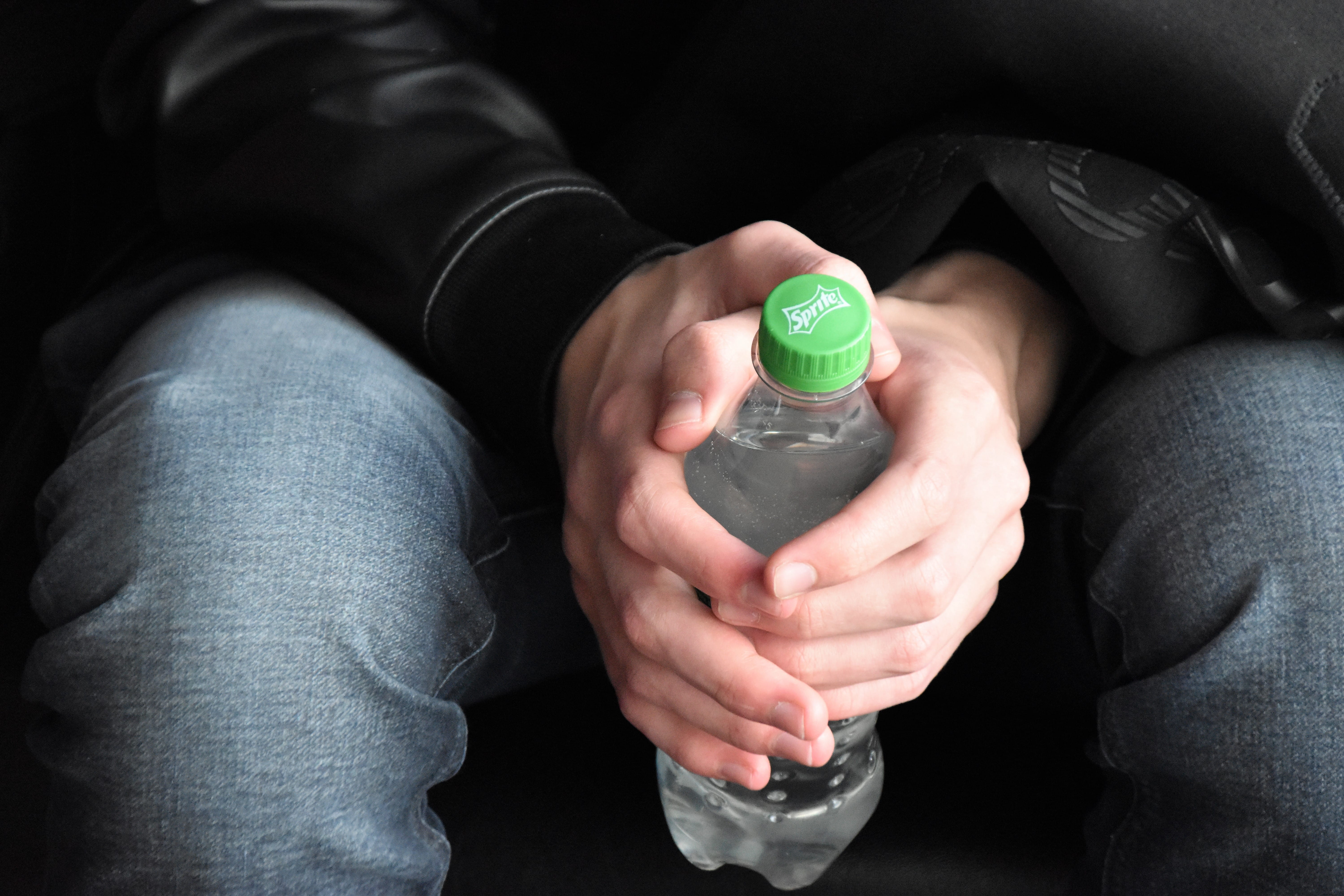 container, human, sprite, hand, holding bottle, bottle, drink, hamburg, hands, midsection, one person, people, human hand, person, human body part, holding, HD Wallpaper