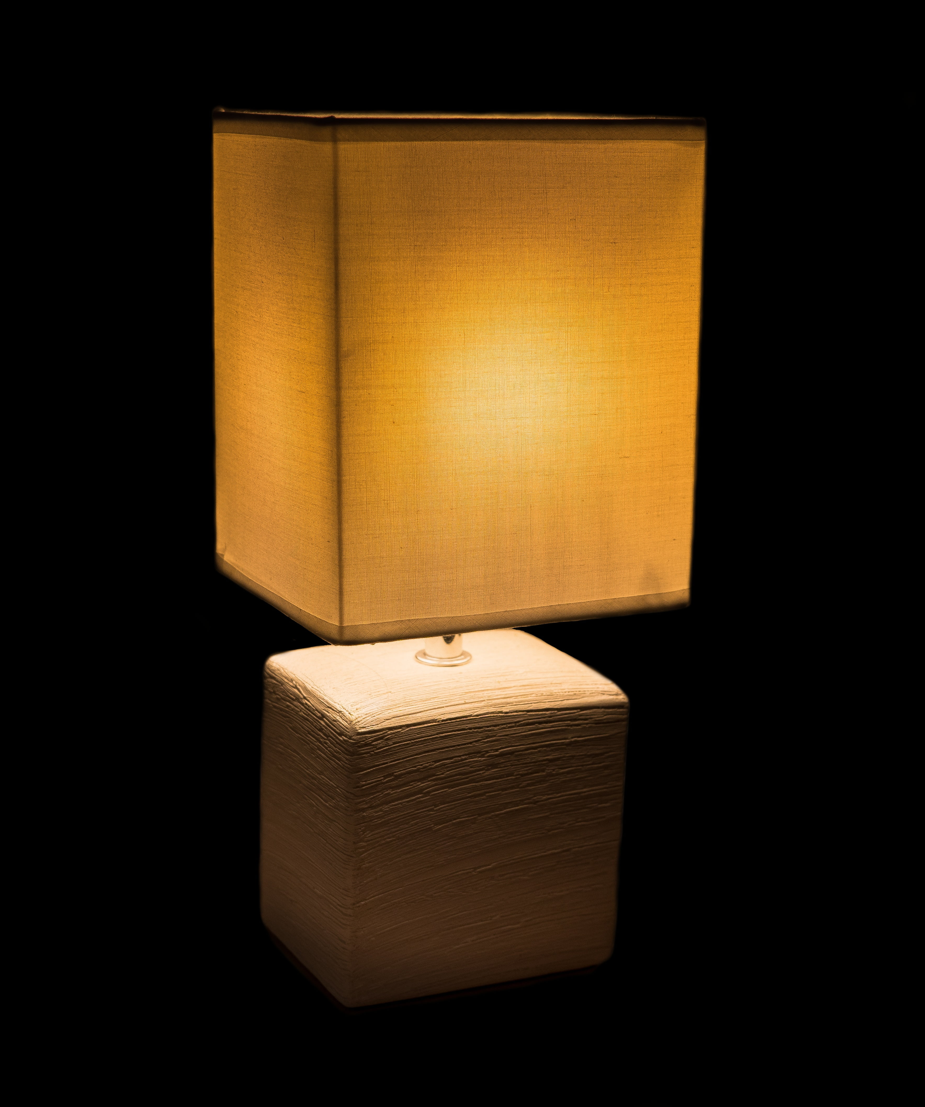lighting equipment, light source, still life, dark, immediately, 4K, decoration, white color, wood - material, lamp, fabric, single object, yellowish, Phone HD Wallpaper