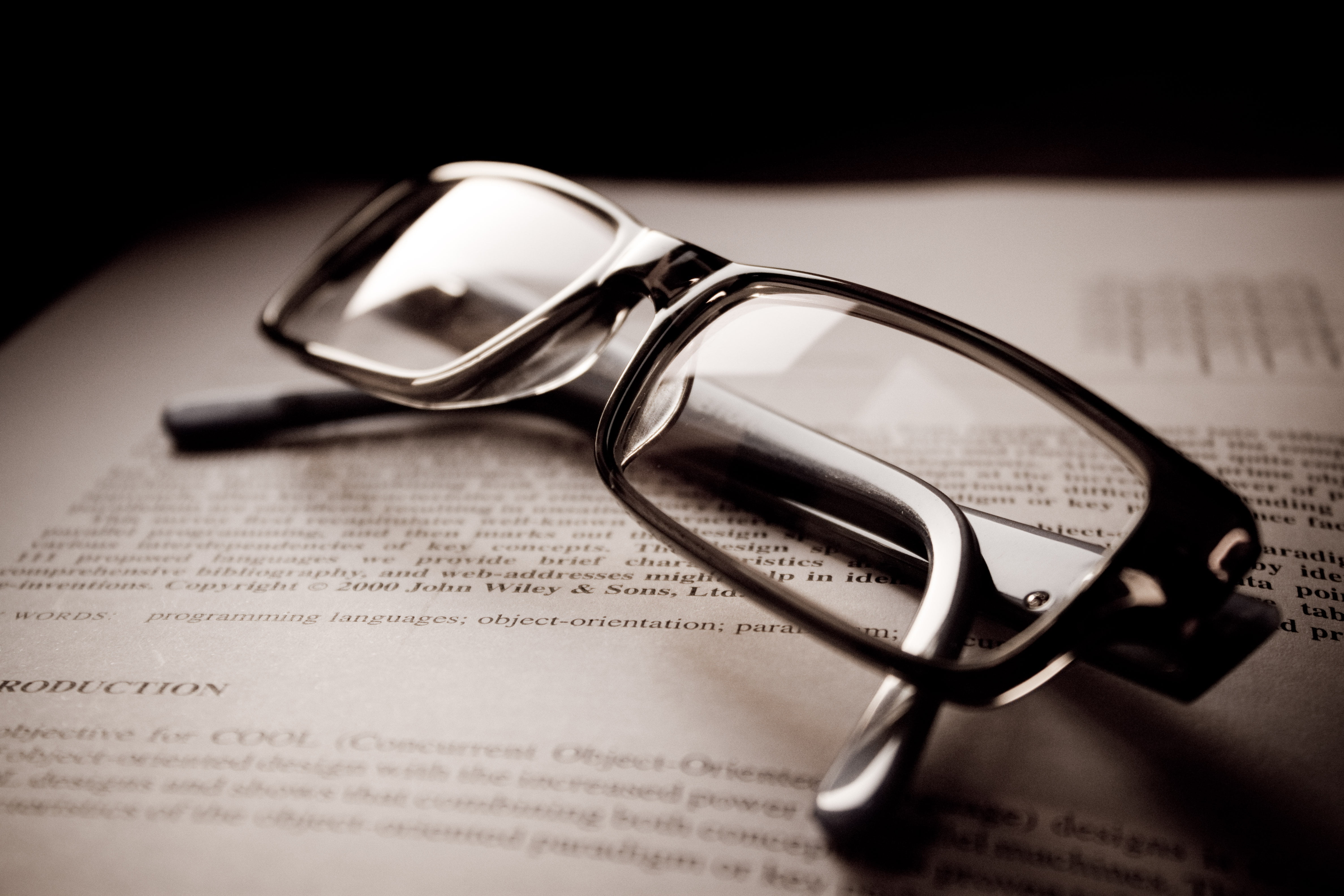 Concurrent, clear, United Colors of Benetton, Glasses, book, frame, plastic, 4K, tint, Paper, eyeglasses, Canon EOS 500D, black, languages, document, OO, HD Wallpaper