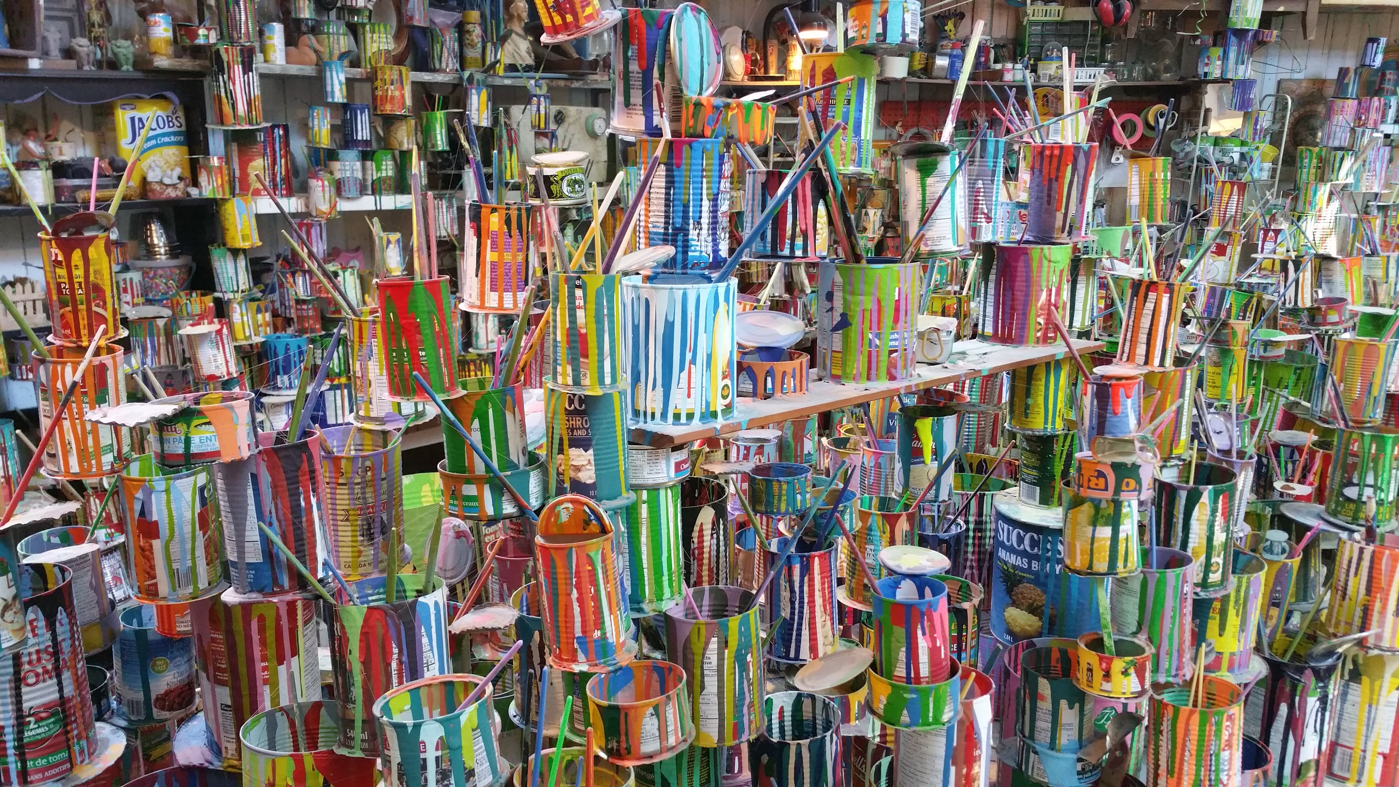 art, collection, full frame, work, for sale, multi colored, large group of objects, lot, artistic, no people, indoors, color, paint, 5K, retail, red, painter, HD Wallpaper