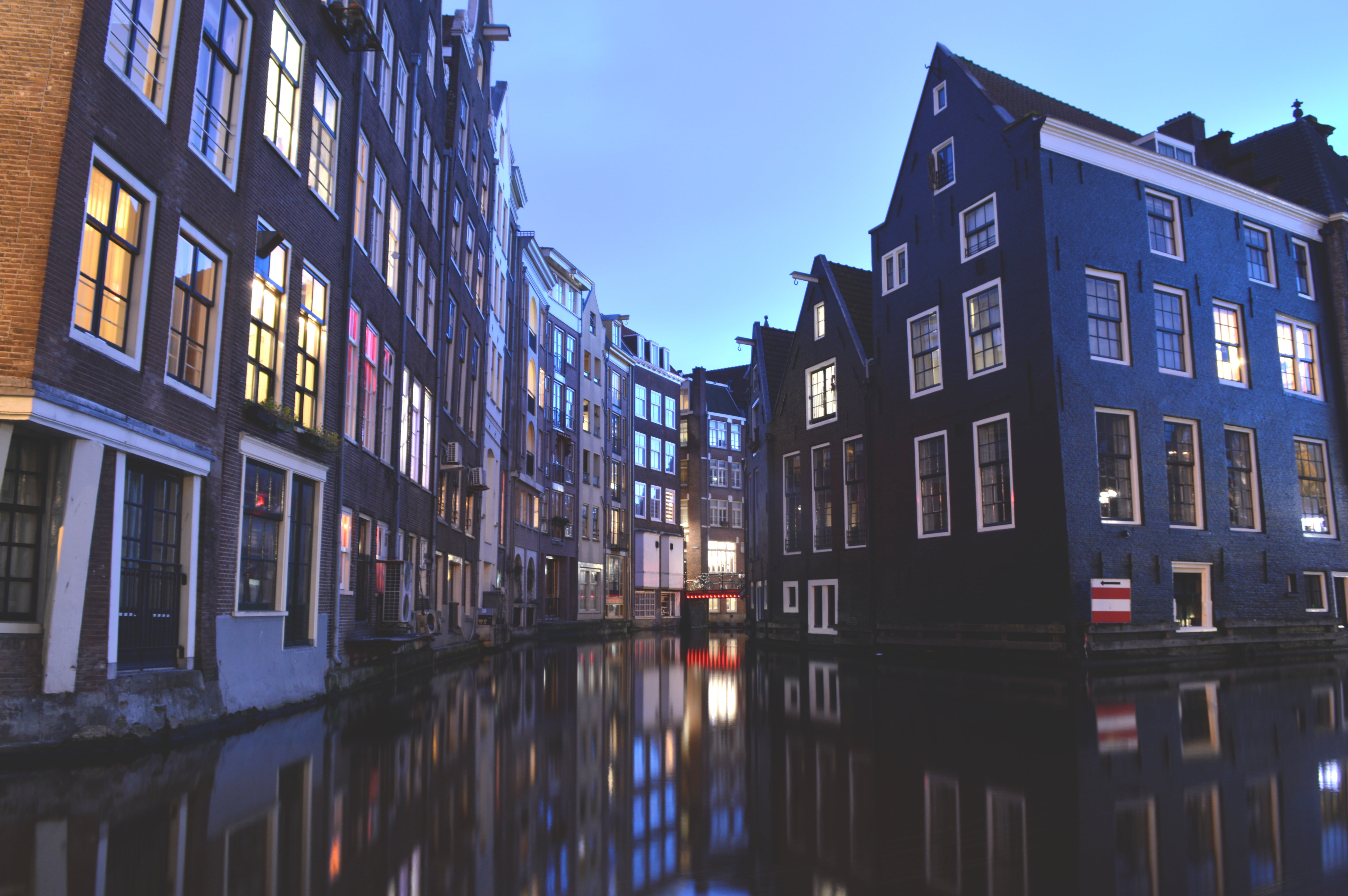 history, dusk, dutch Culture, building, canal, window, famous Place, tourism, nyhavn, illuminated, street, north Holland, amstel River, europe, river, outdoors, HD Wallpaper