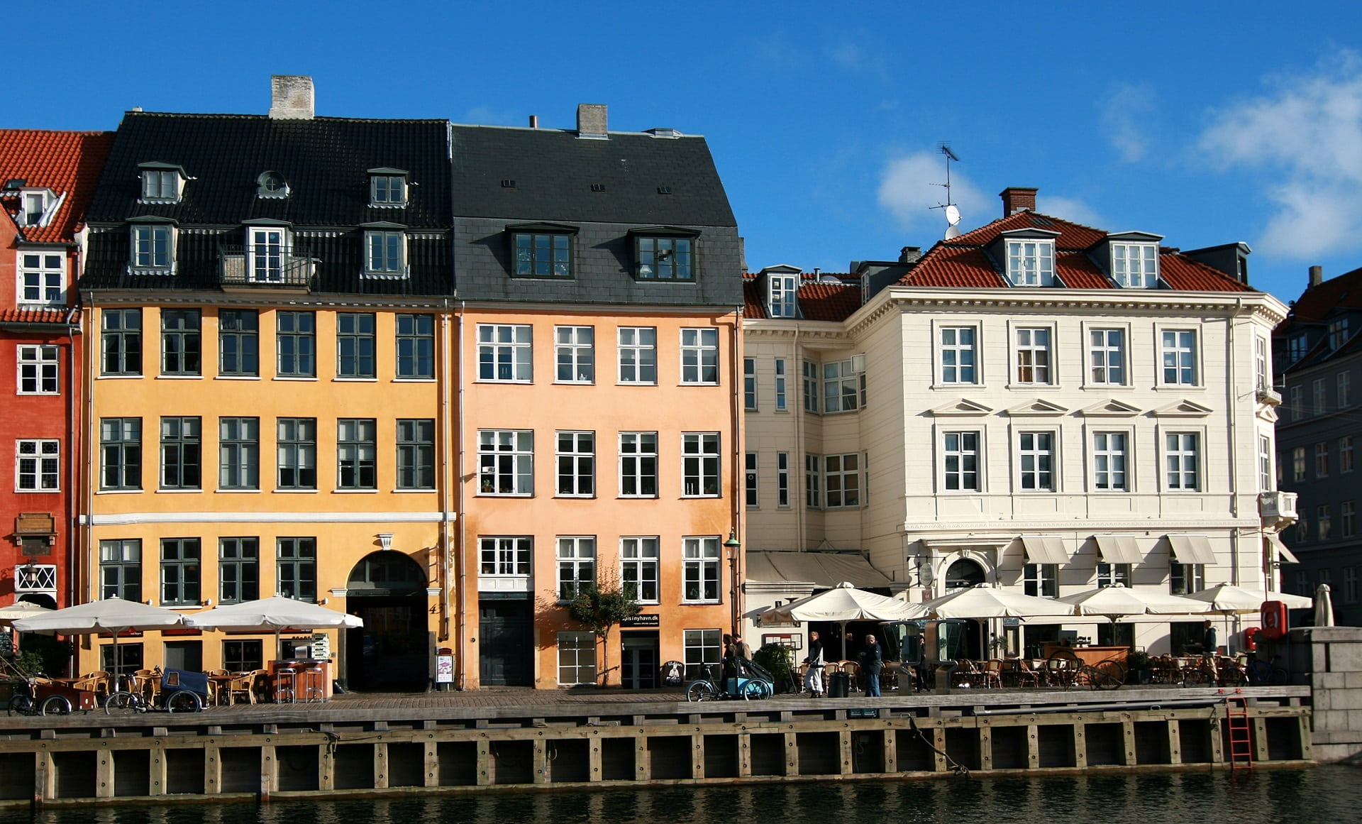 scenic, history, row house, nature, town, copenhagen, sky, entertainment, facades, city life, cityscape, built structure, city, day, view, cloud - sky, HD Wallpaper
