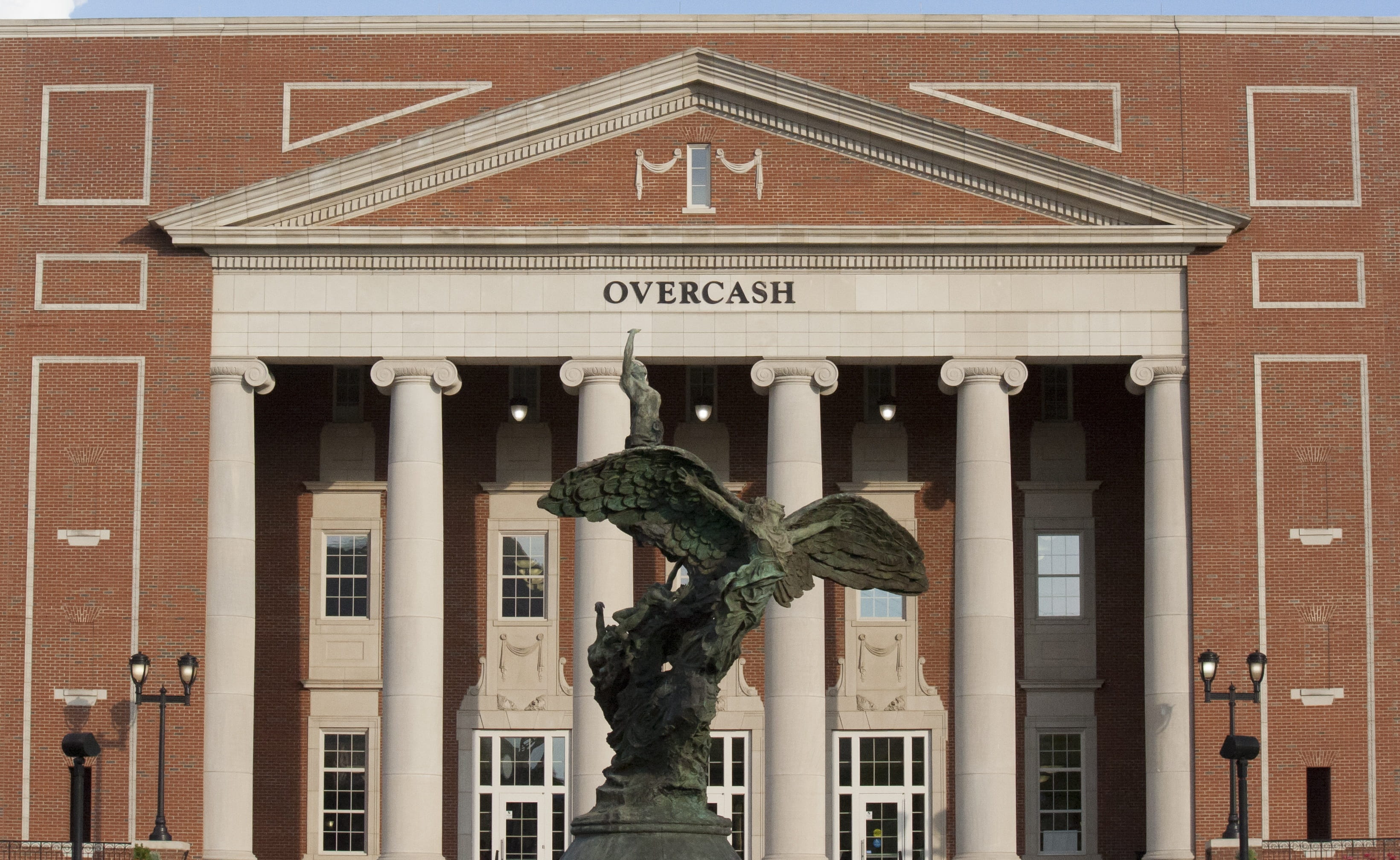2K, charlotte, statue, entrance, built structure, pediment, politics, city, no people, communication, outdoors, western script, cpcc, spiritual realism, HD Wallpaper