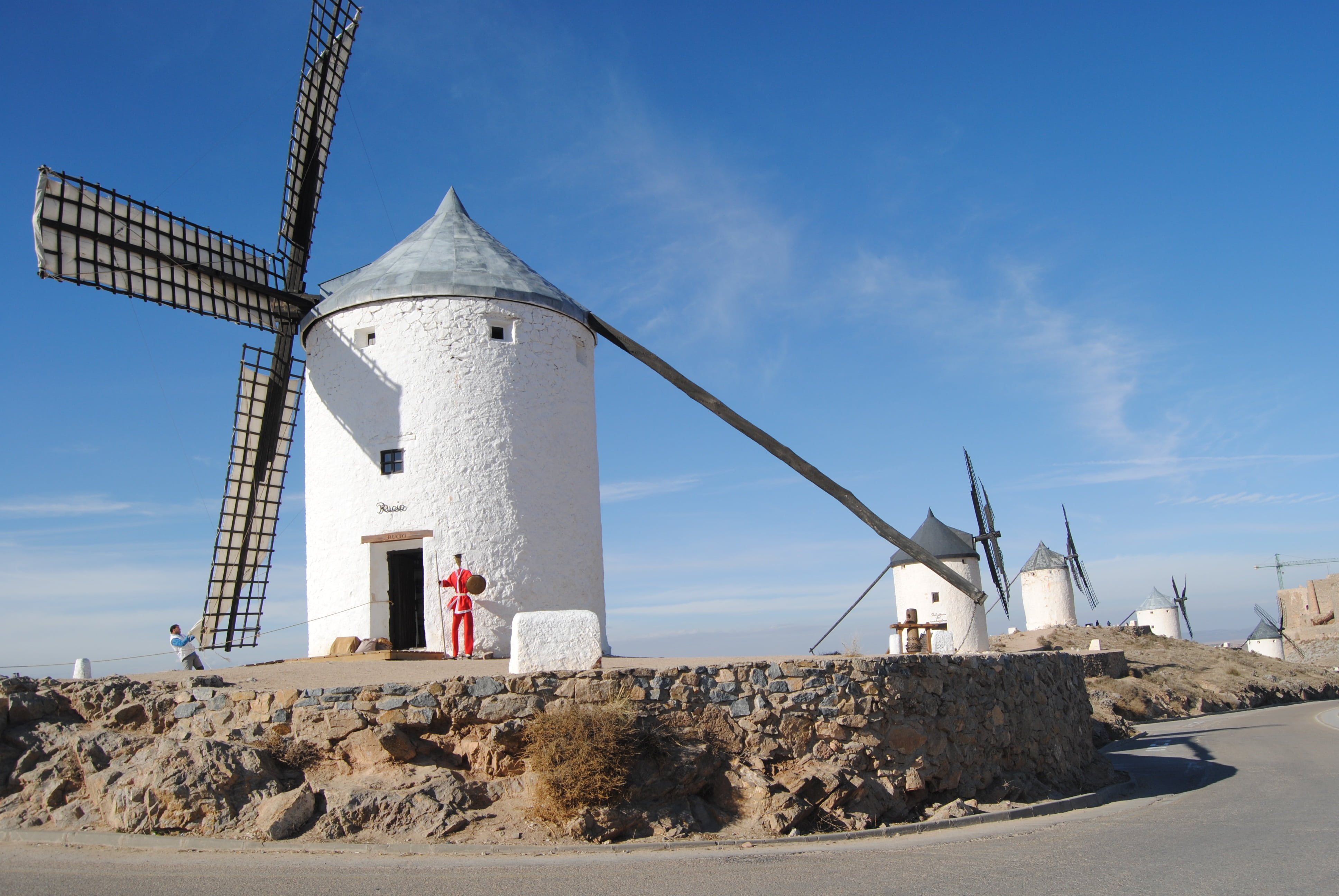 nature, wind power, coastline, windmill, built structure, don quixote, stain, castile - la mancha, environment, outdoors, environmental conservation, mills, HD Wallpaper