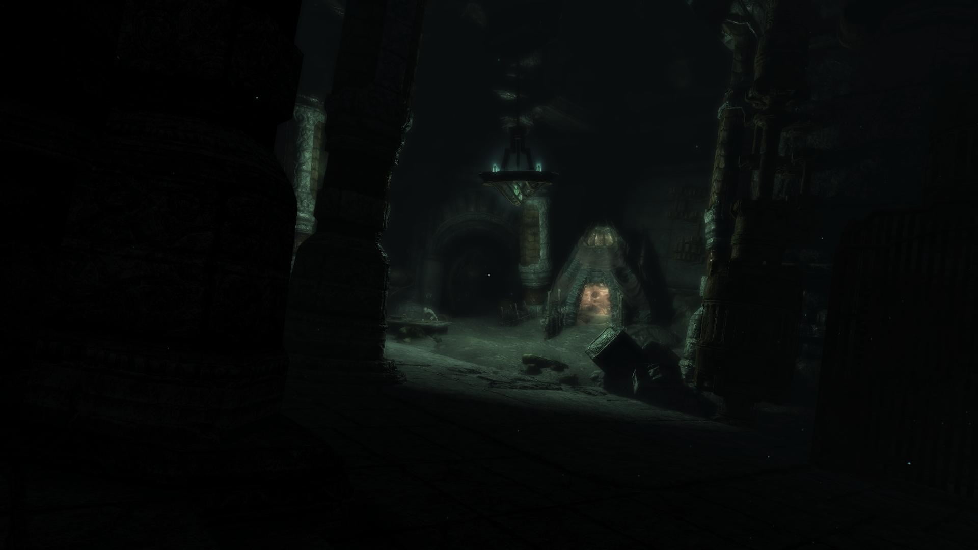 one person, dark, place of worship, architectural column, adult, underground, indoors, nature, untitled, architecture, horror, 1080P, building, night, HD Wallpaper
