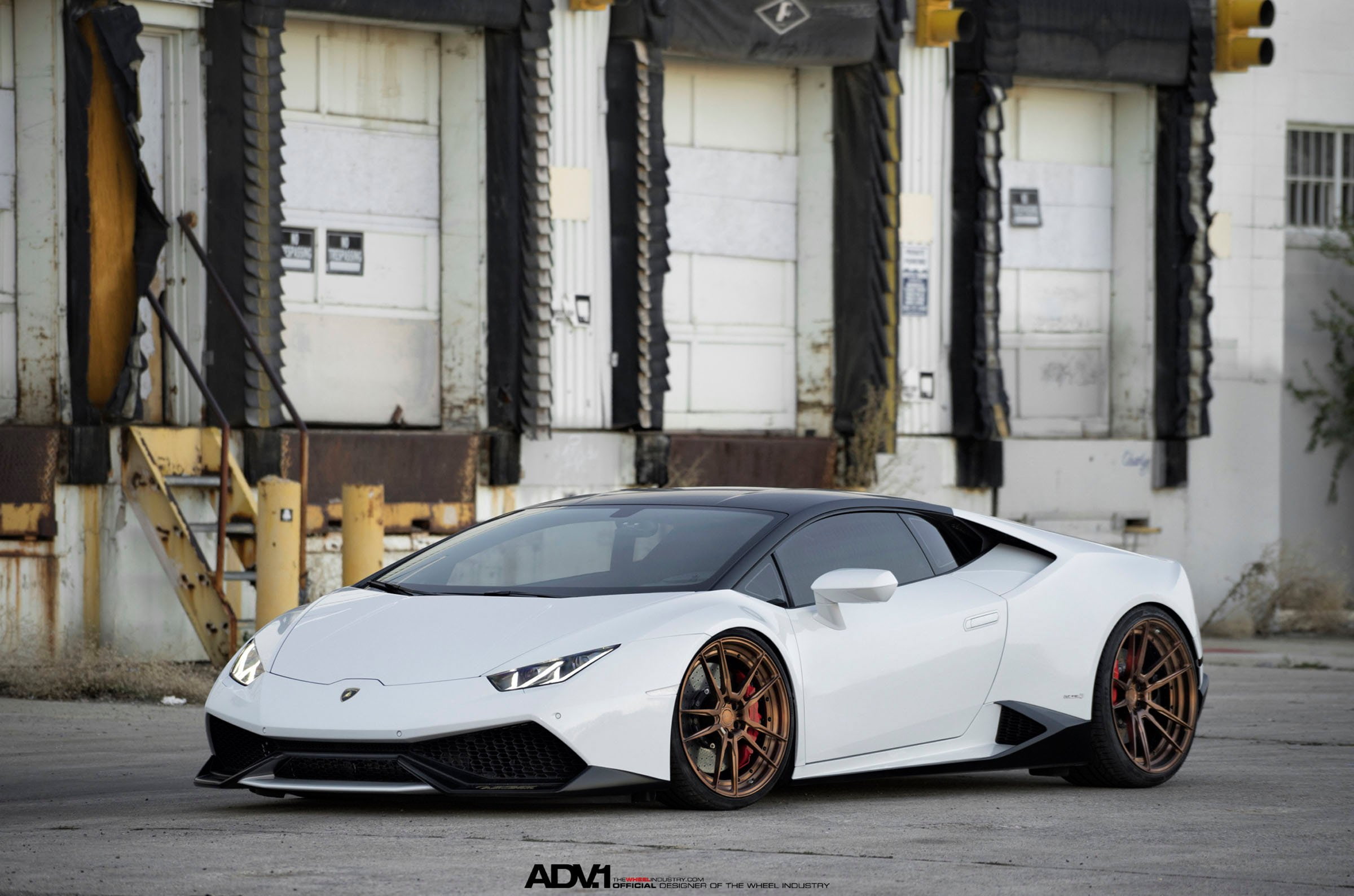 cars, adv1, 1080P, lp610, huracan, white, lamborghini, wheels, HD Wallpaper