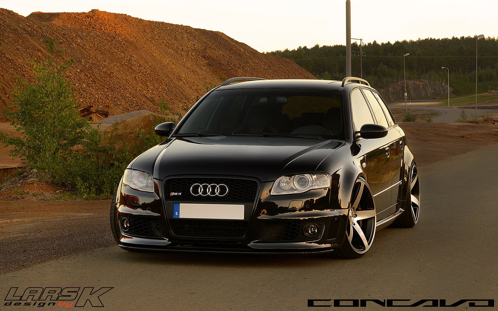 wheels, 720P, cars, tuning, audi, rs4, concavo, avant, HD Wallpaper