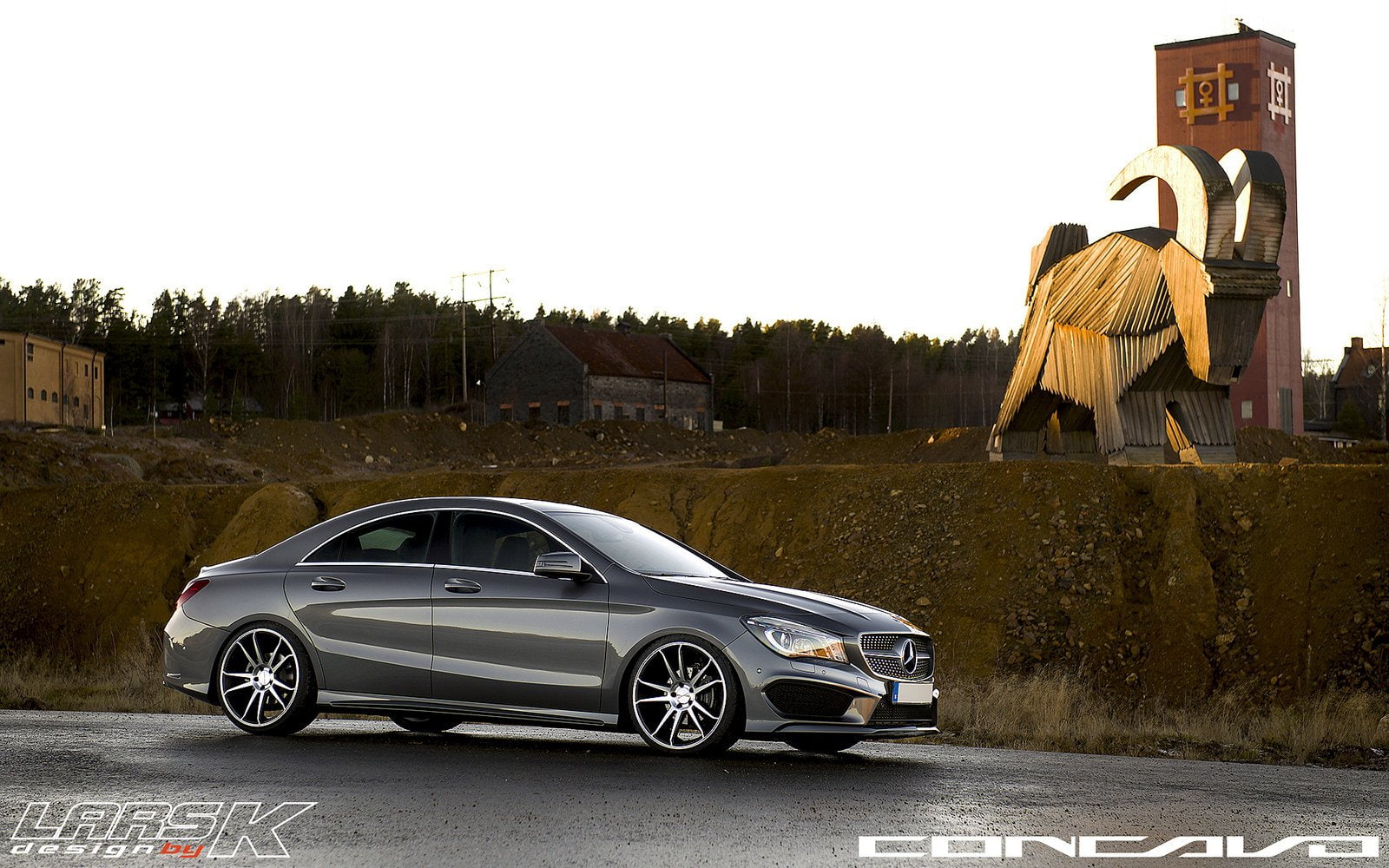 cars, tuning, benz, wheels, 720P, cla, concavo, mercedes, HD Wallpaper