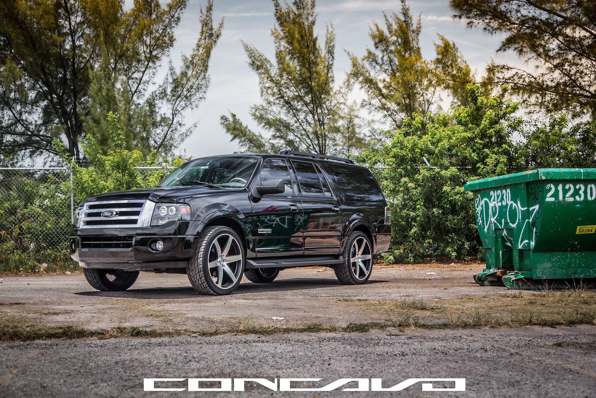 cars, 1080P, concavo, expedition, ford, tuning, wheels, HD Wallpaper