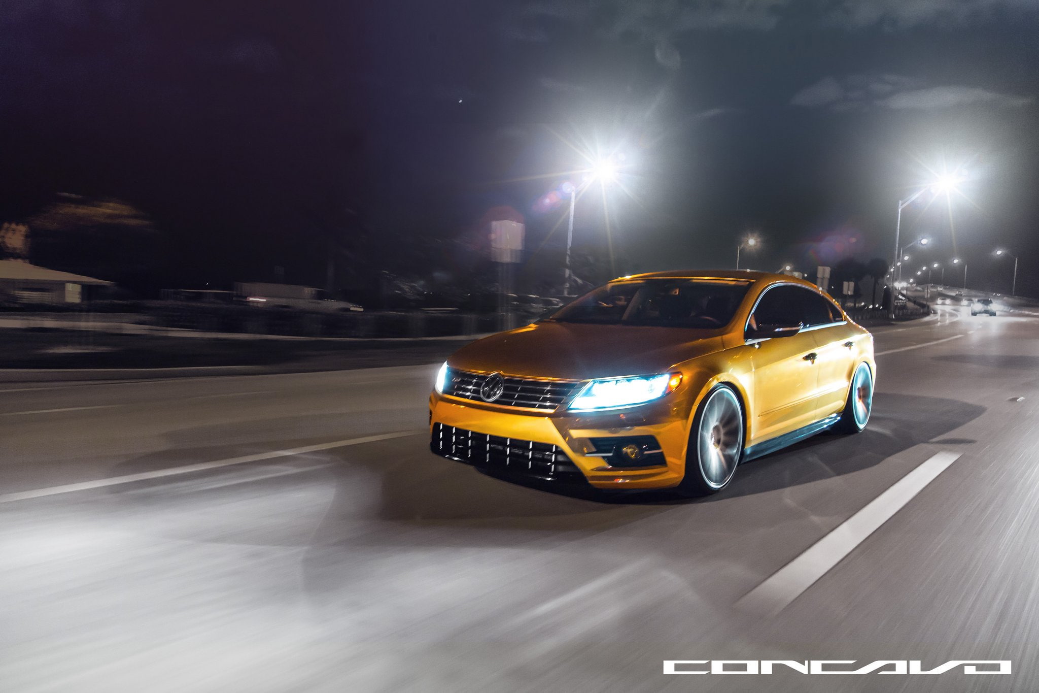 volkswagen, 1080P, tuning, concavo, wheels, cars, HD Wallpaper