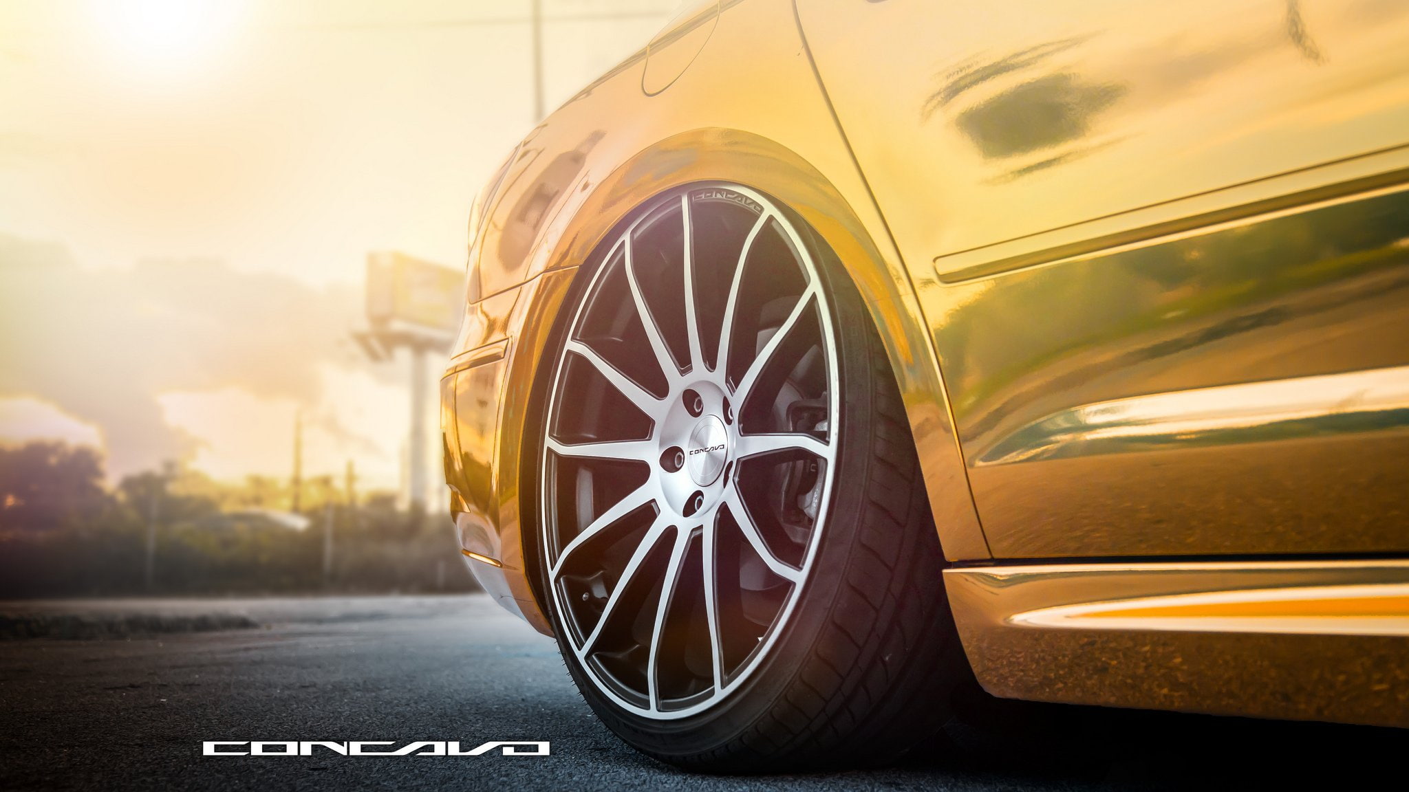 tuning, 1080P, volkswagen, concavo, cars, wheels, HD Wallpaper
